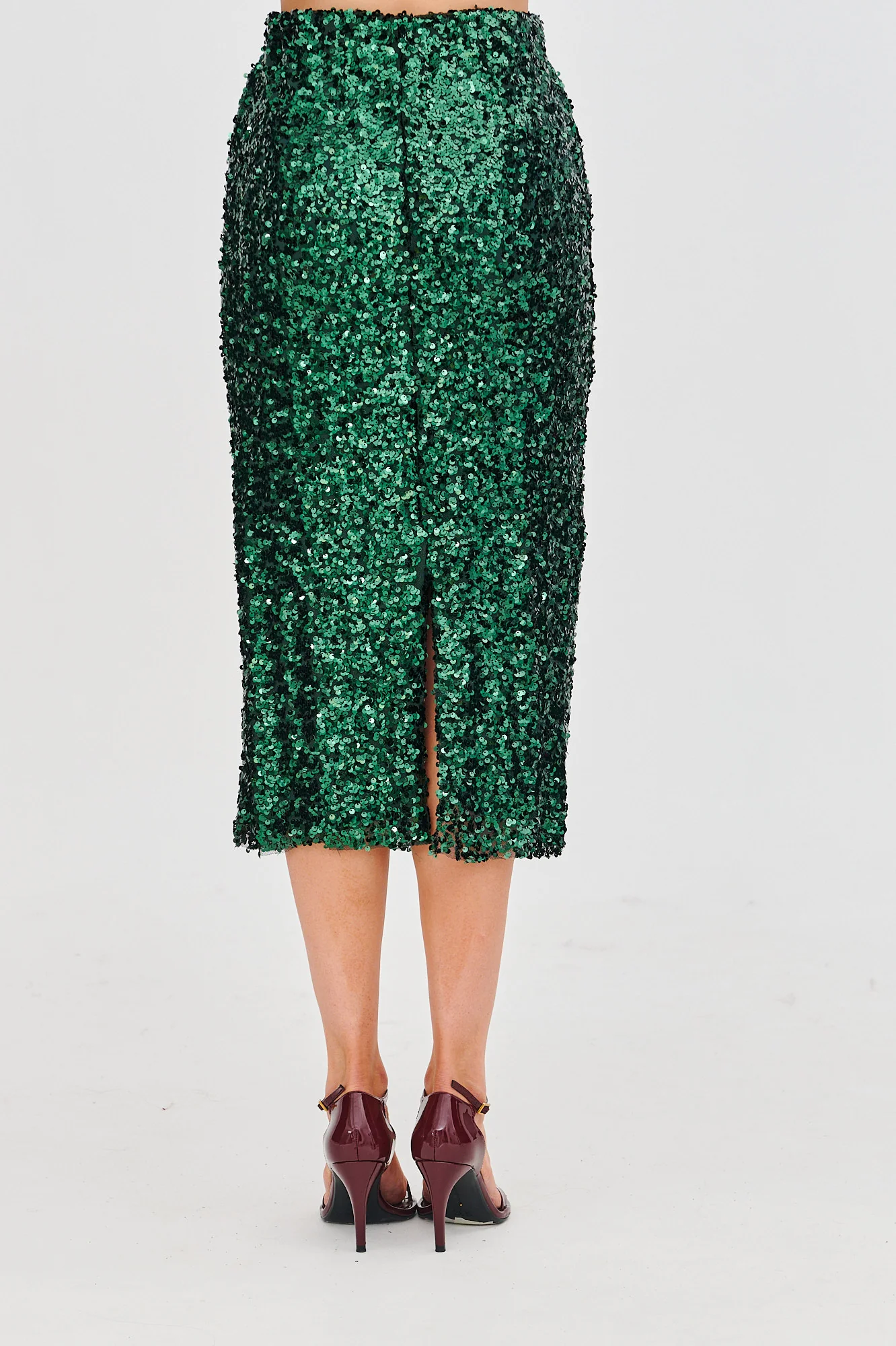 Spódnica cekinowa Emerald Glam - Image 14