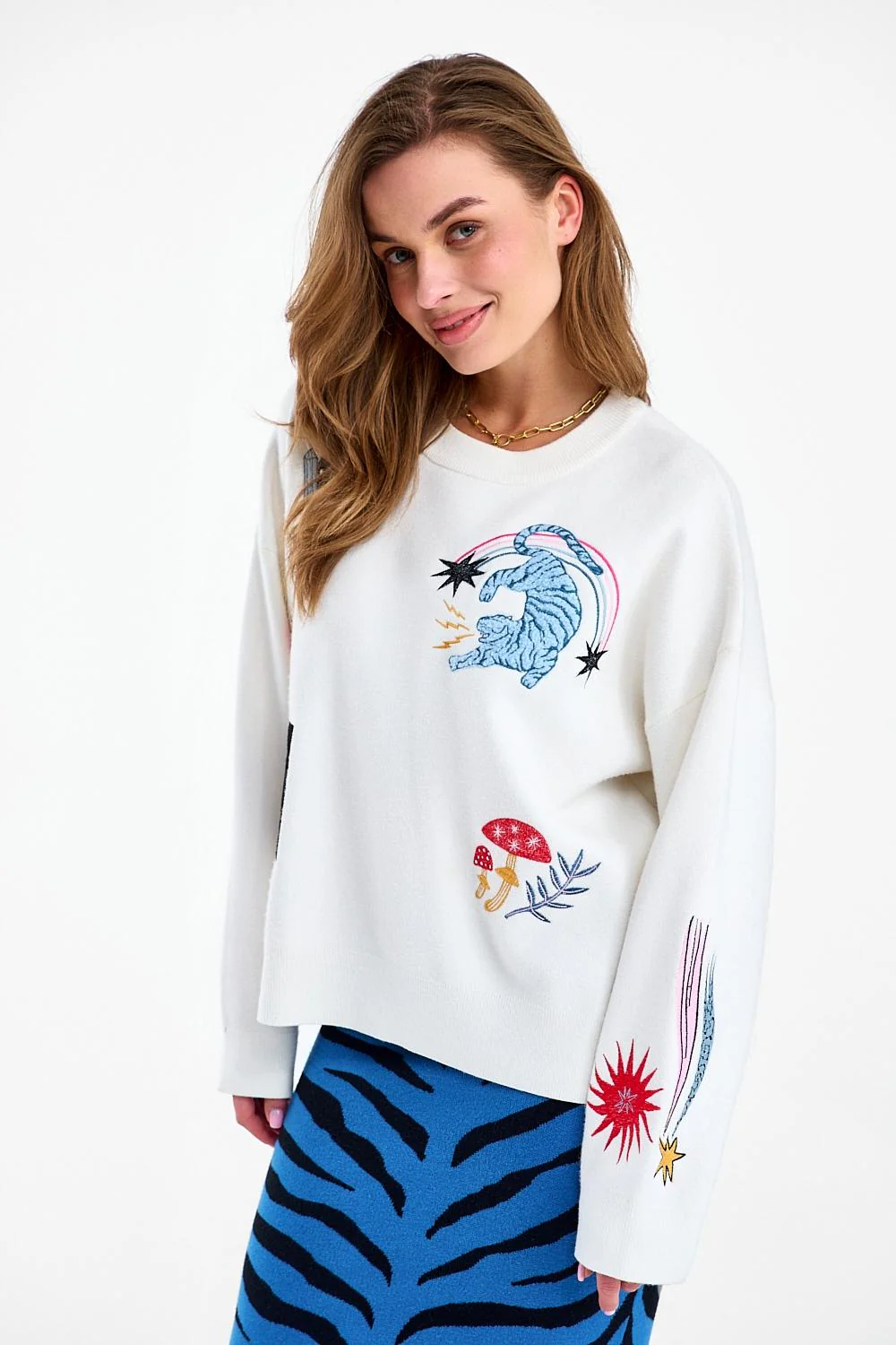 Spódnica dzianinowa Blue Rebel - Image 16