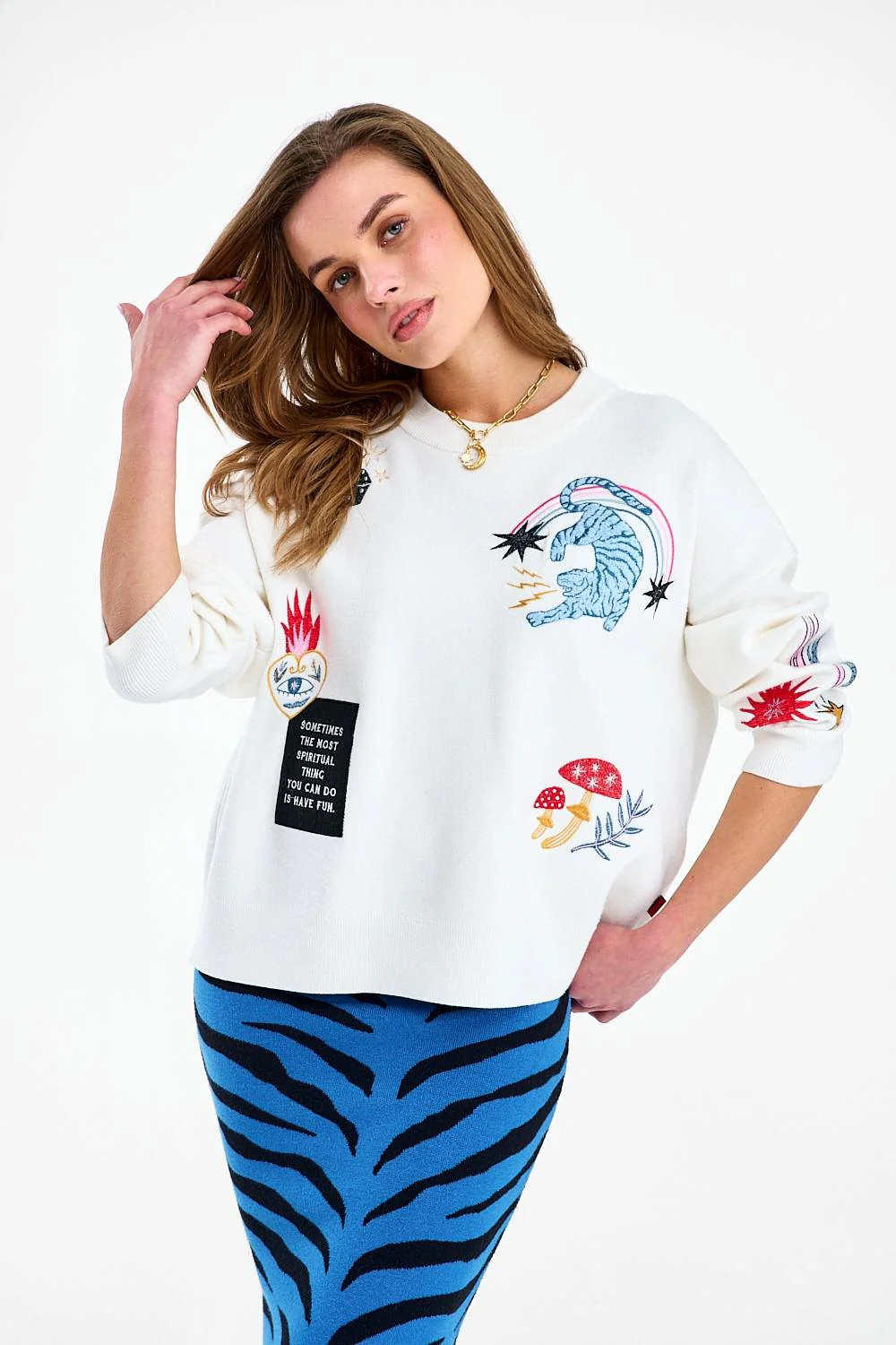 Spódnica dzianinowa Blue Rebel - Image 18