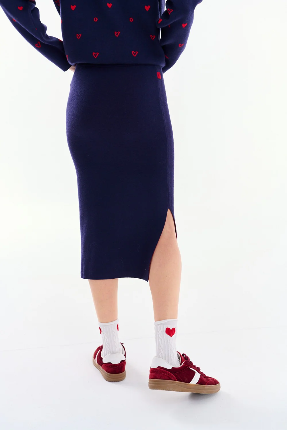 Spódnica dzianinowa Double Heart - Image 6
