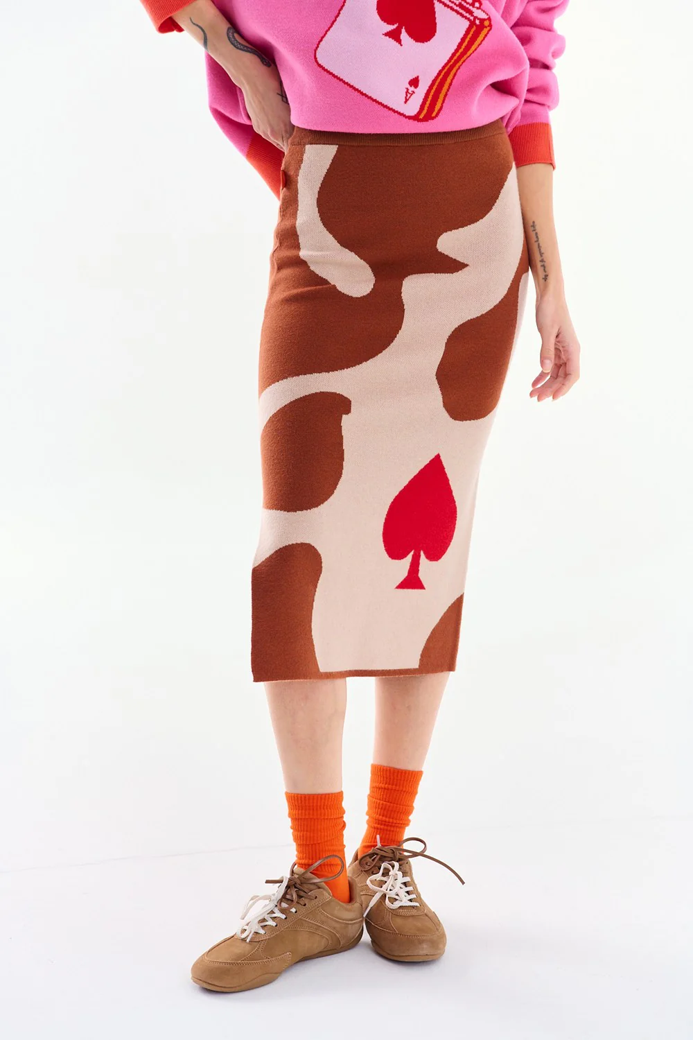 Spódnica dzianinowa Lucky Move - Image 3