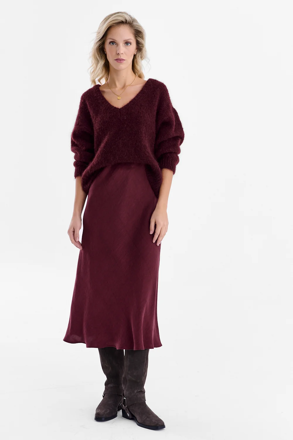 Spódnica midi Mulberry Delight - Image 11