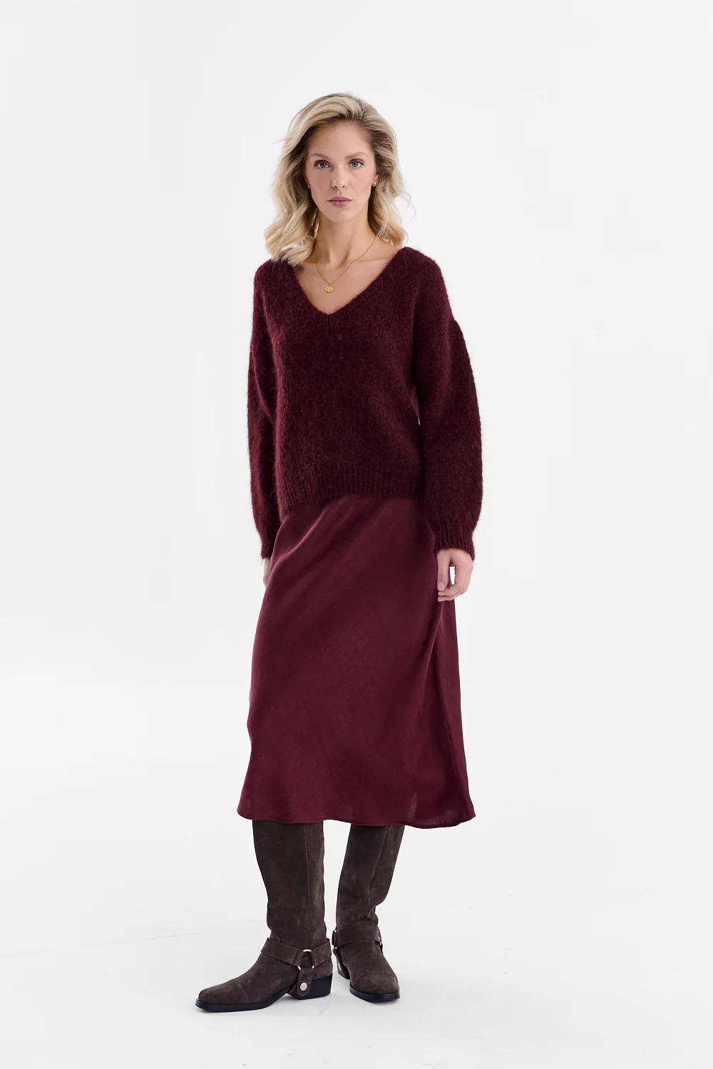 Spódnica midi Mulberry Delight - Image 7