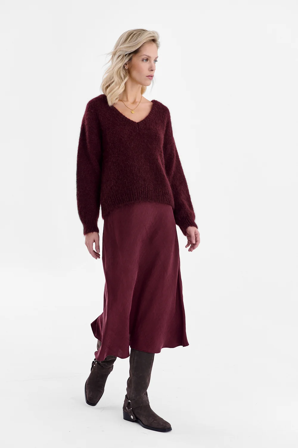 Spódnica midi Mulberry Delight - Image 8