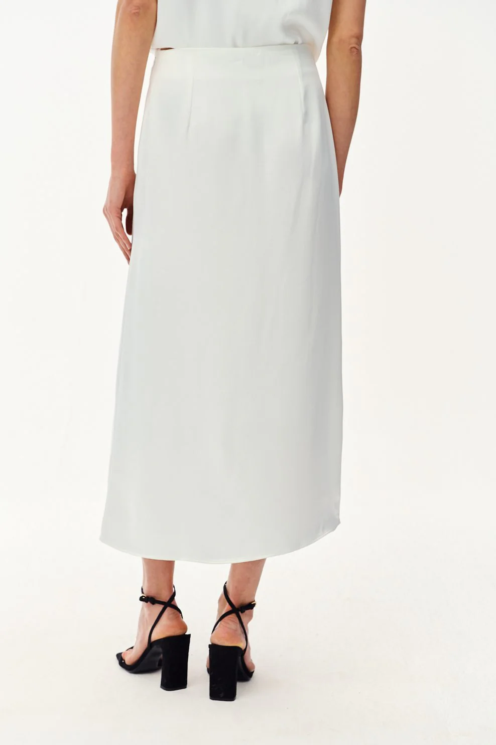 Spódnica midi z koronką Mystic Blush - Image 4