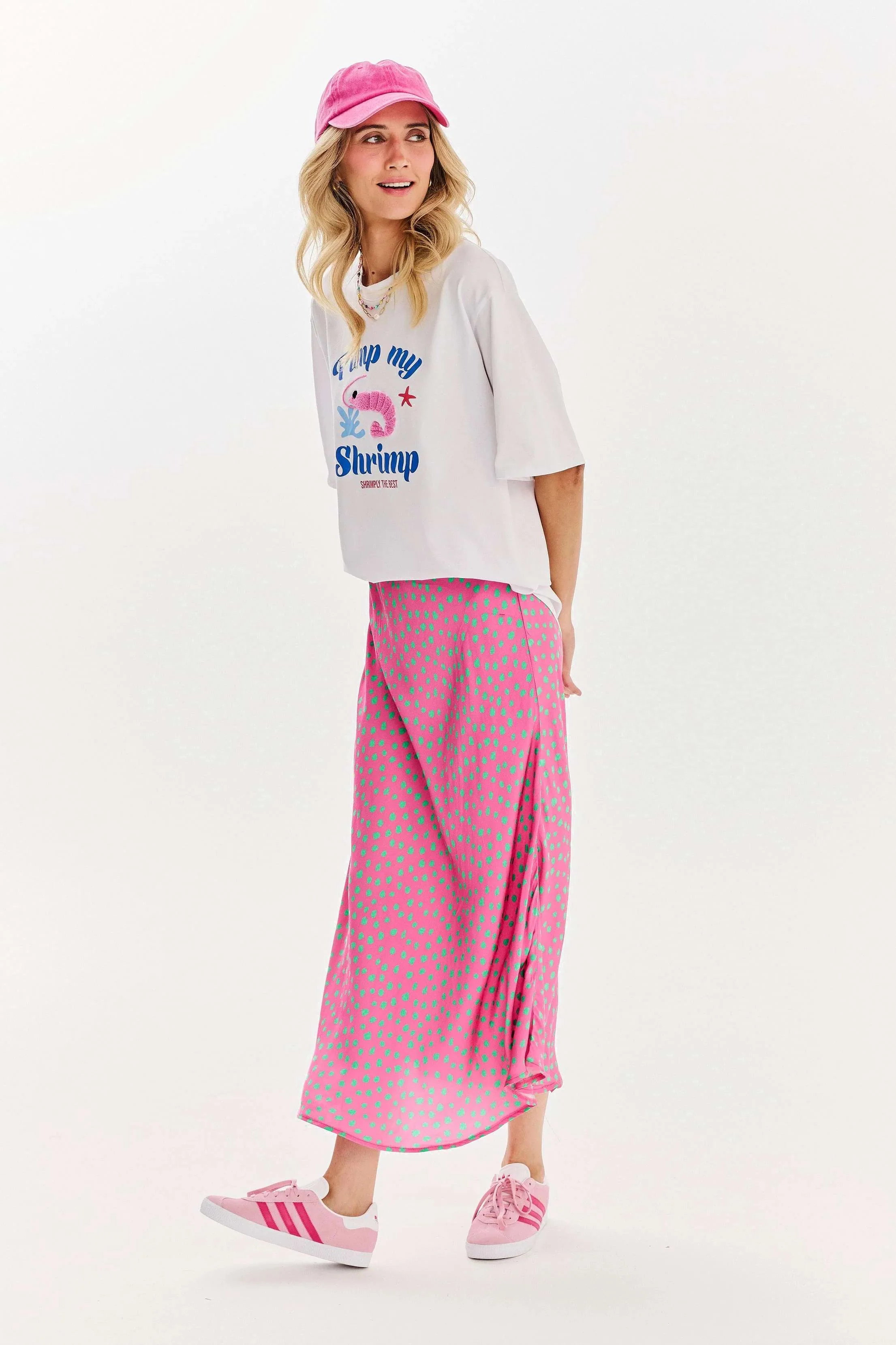 Spódnica midi Thunder Pink - Image 14