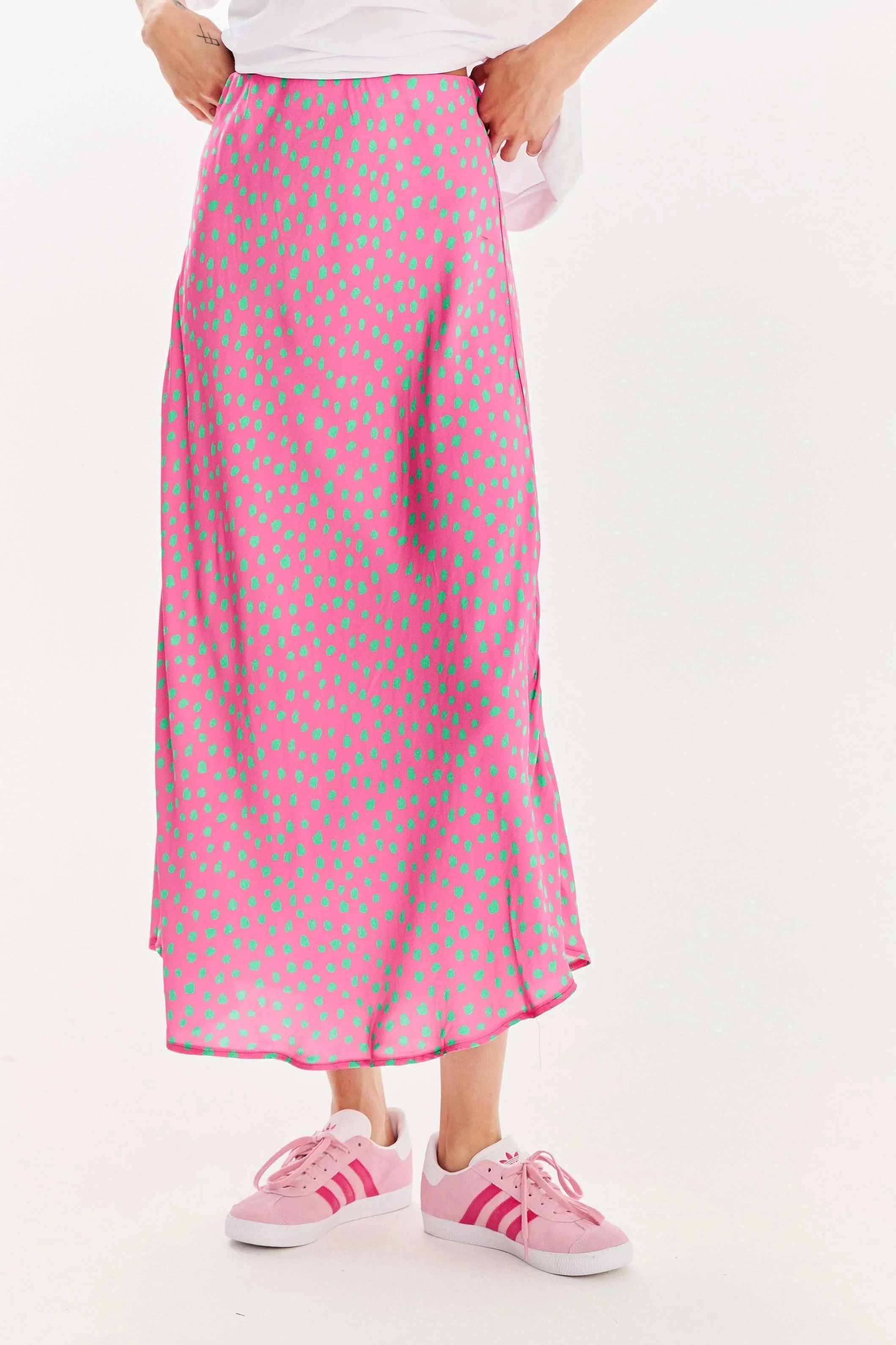 Spódnica midi Thunder Pink - Image 6