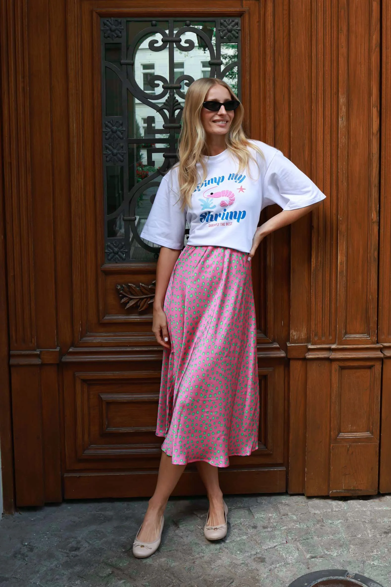 Spódnica midi Thunder Pink - Image 7