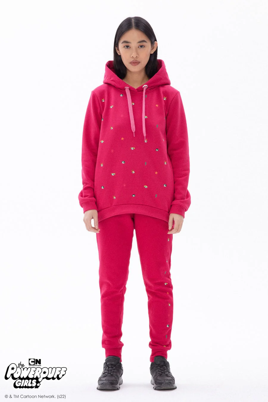 Spodnie dresowe Powerpuff Girls Magenta - Image 12