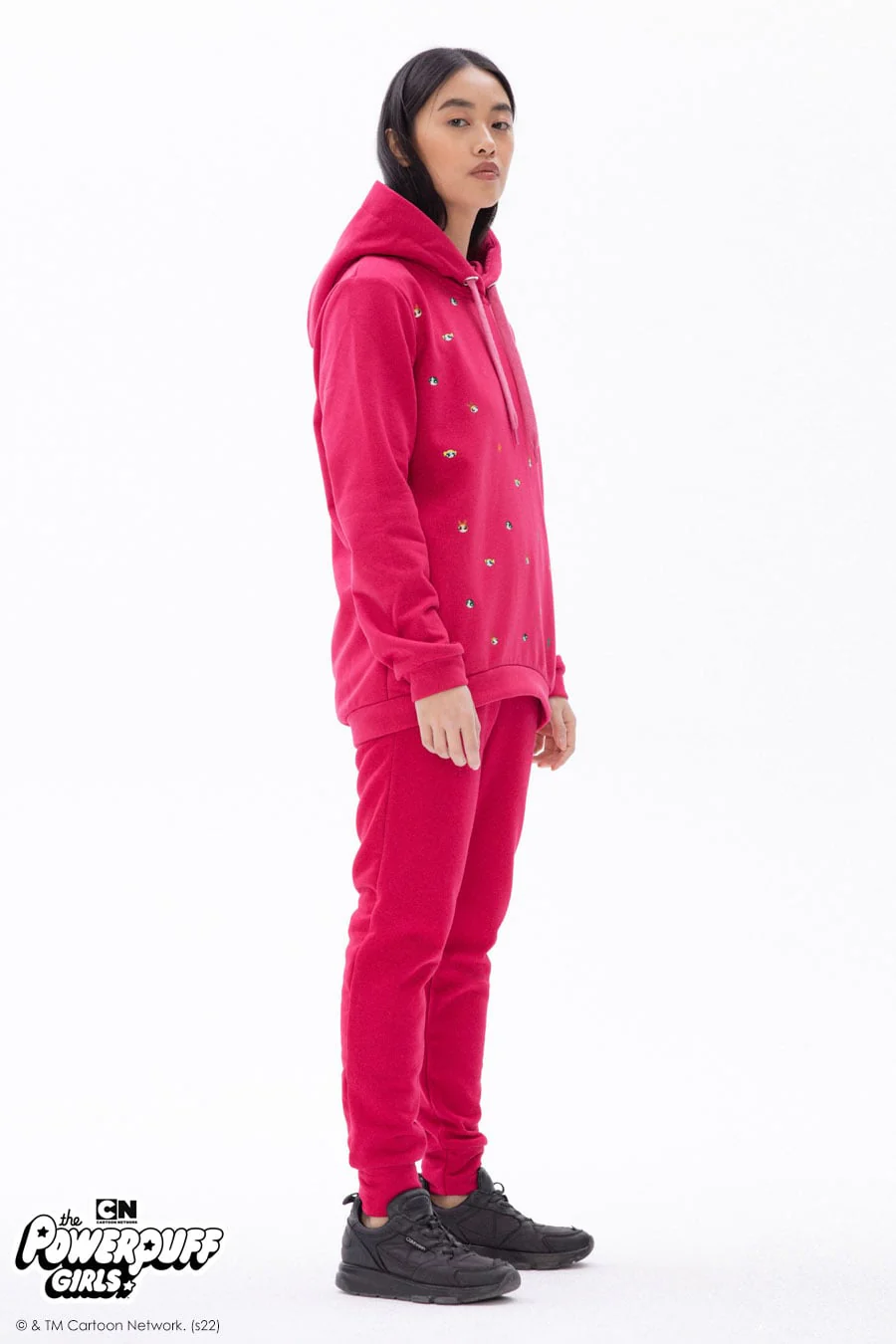Spodnie dresowe Powerpuff Girls Magenta - Image 14