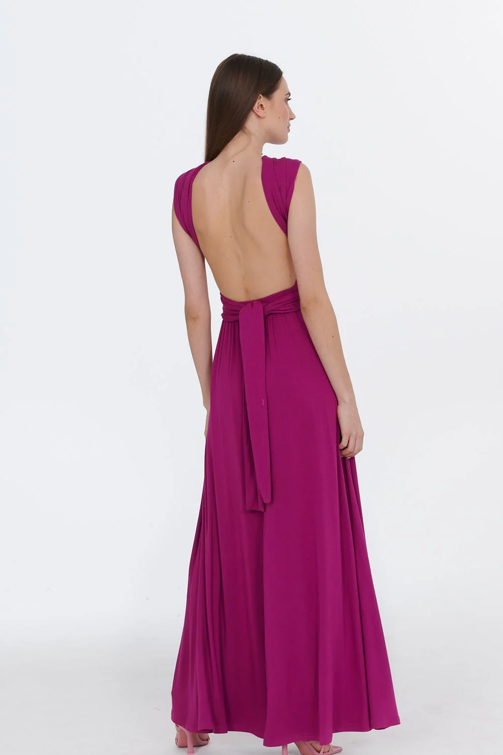 Sukienka infinity maxi Magenta Love - Image 11