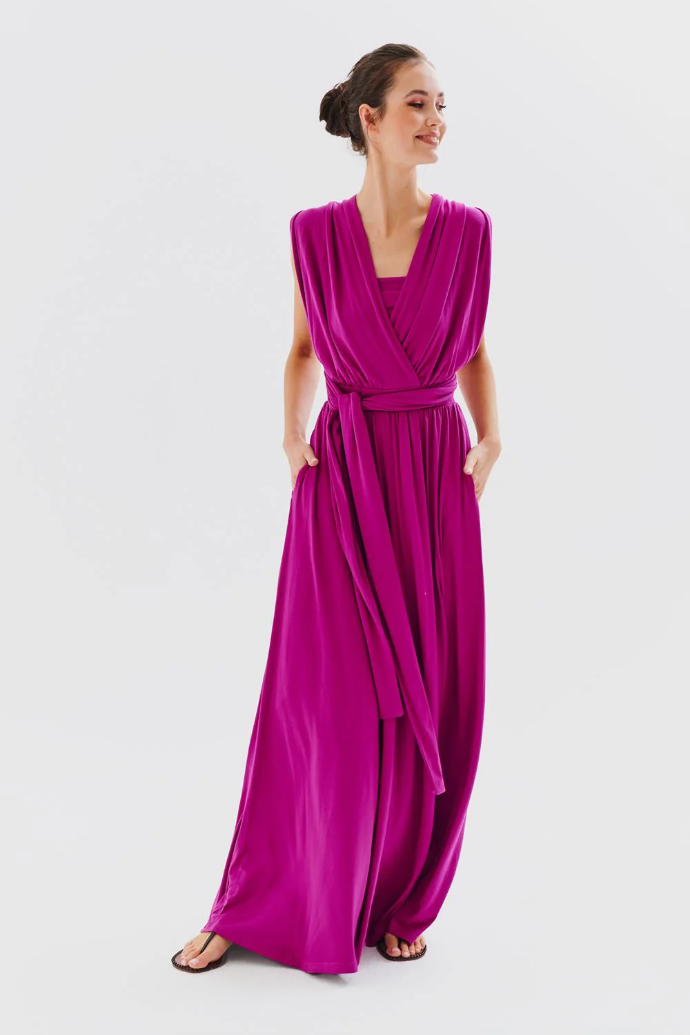 Sukienka infinity maxi Magenta Love - Image 13