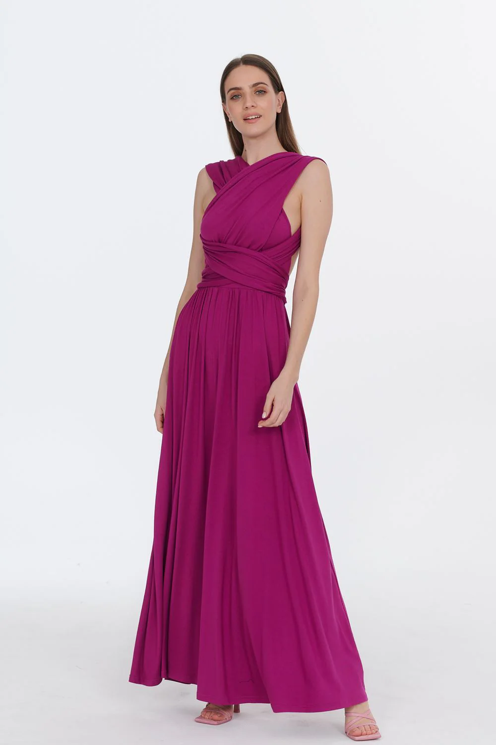 Sukienka infinity maxi Magenta Love - Image 14