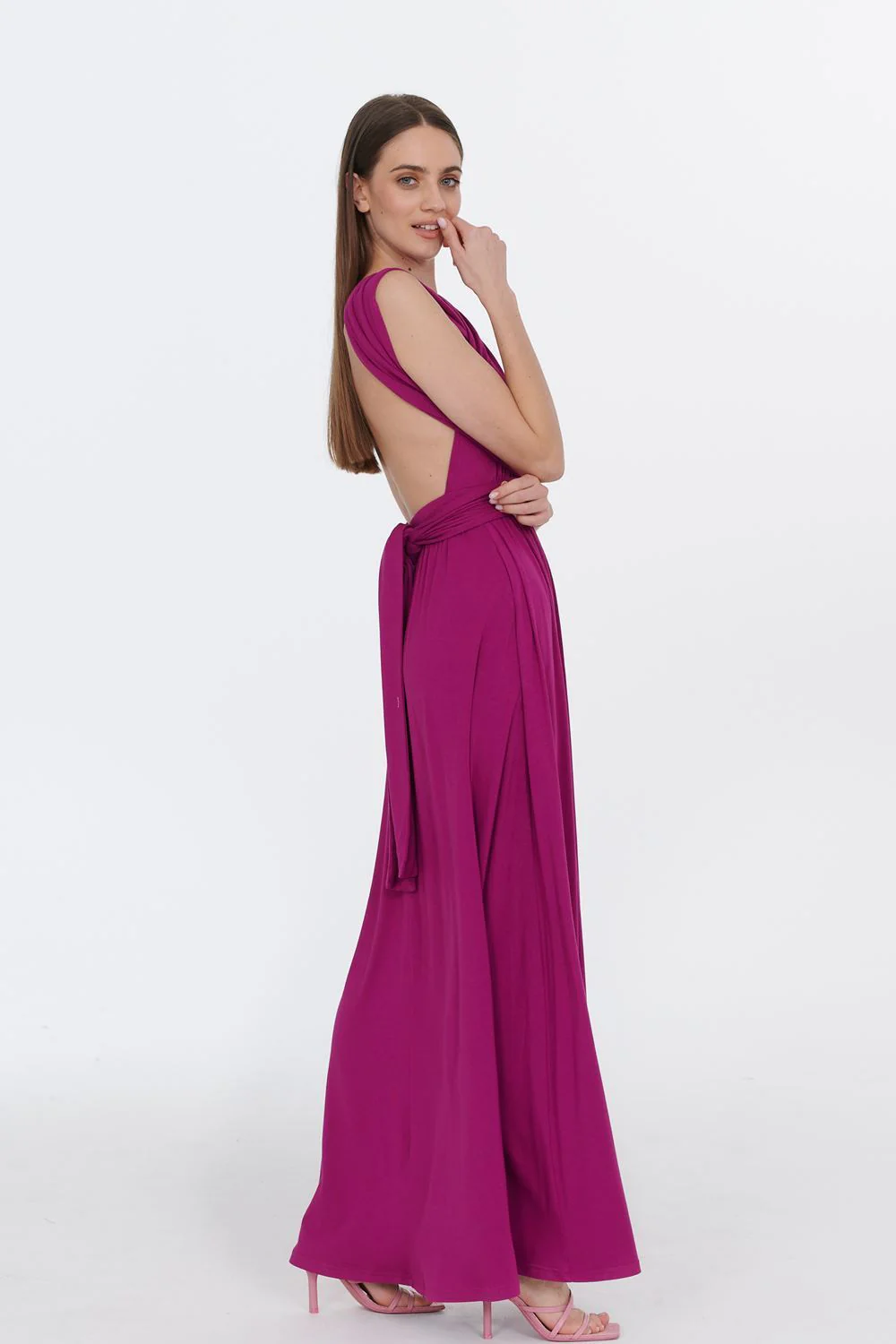Sukienka infinity maxi Magenta Love - Image 19