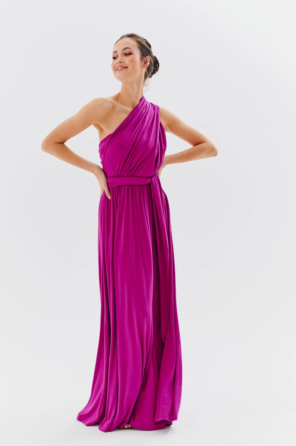 Sukienka infinity maxi Magenta Love - Image 4