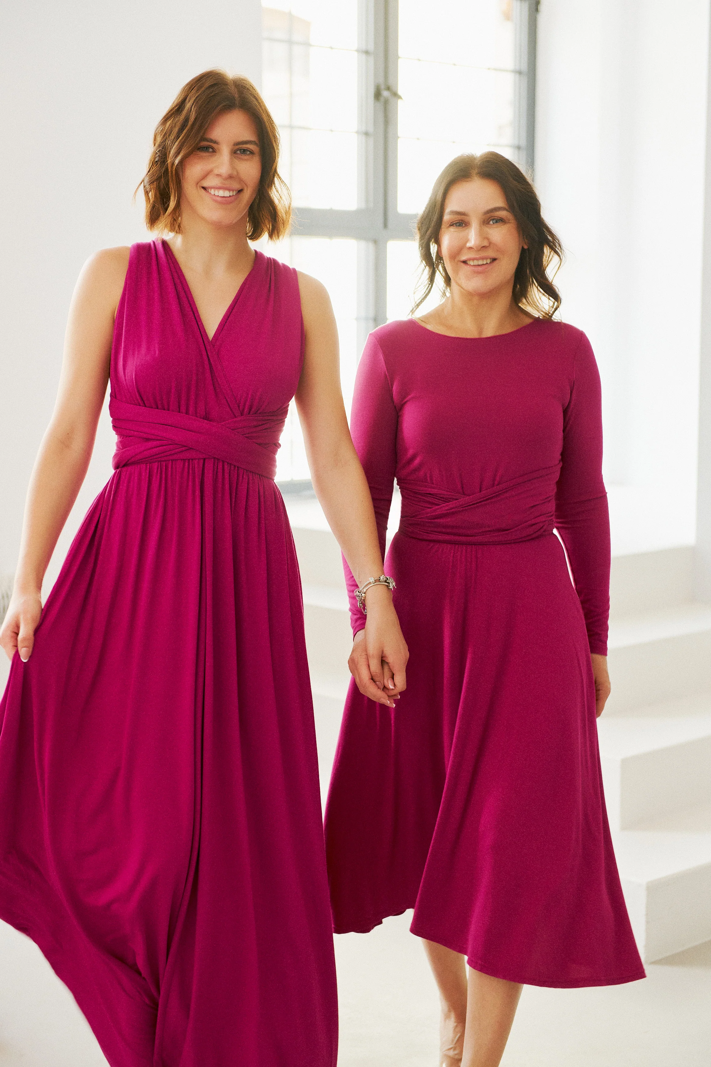 Sukienka infinity maxi Magenta Love - Image 6