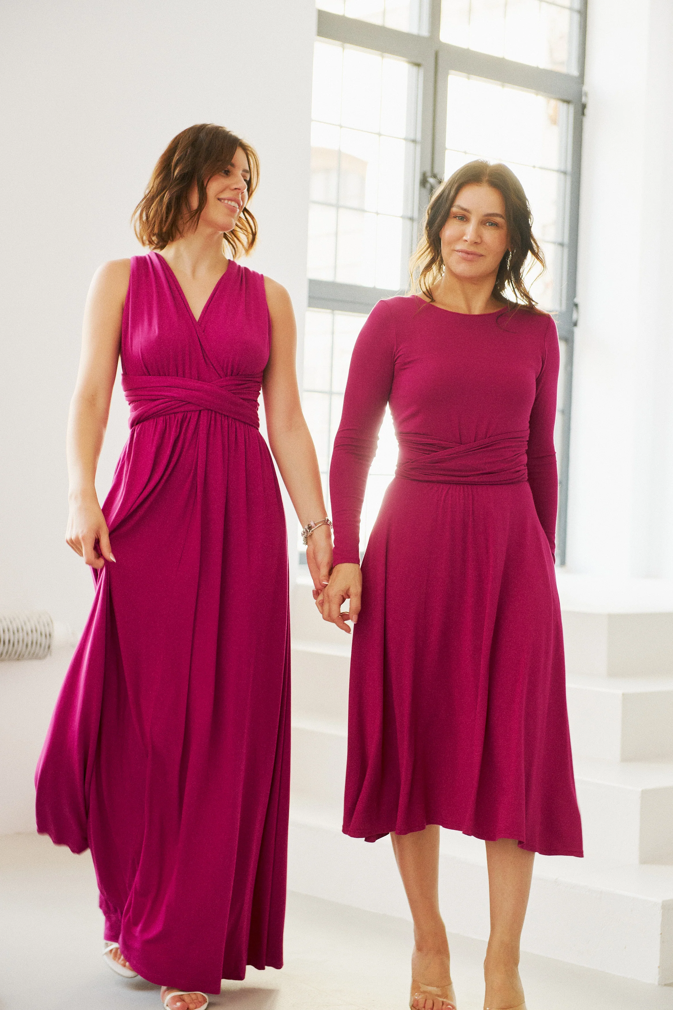 Sukienka infinity maxi Magenta Love - Image 9
