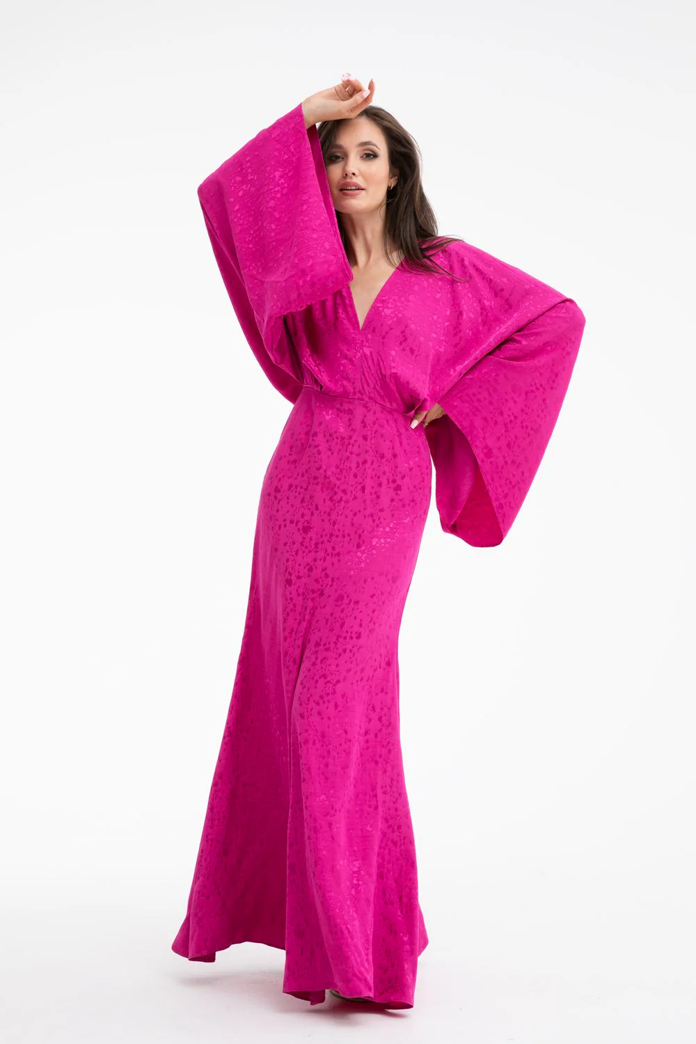 Sukienka maxi Blooming Fuchsia - Image 13
