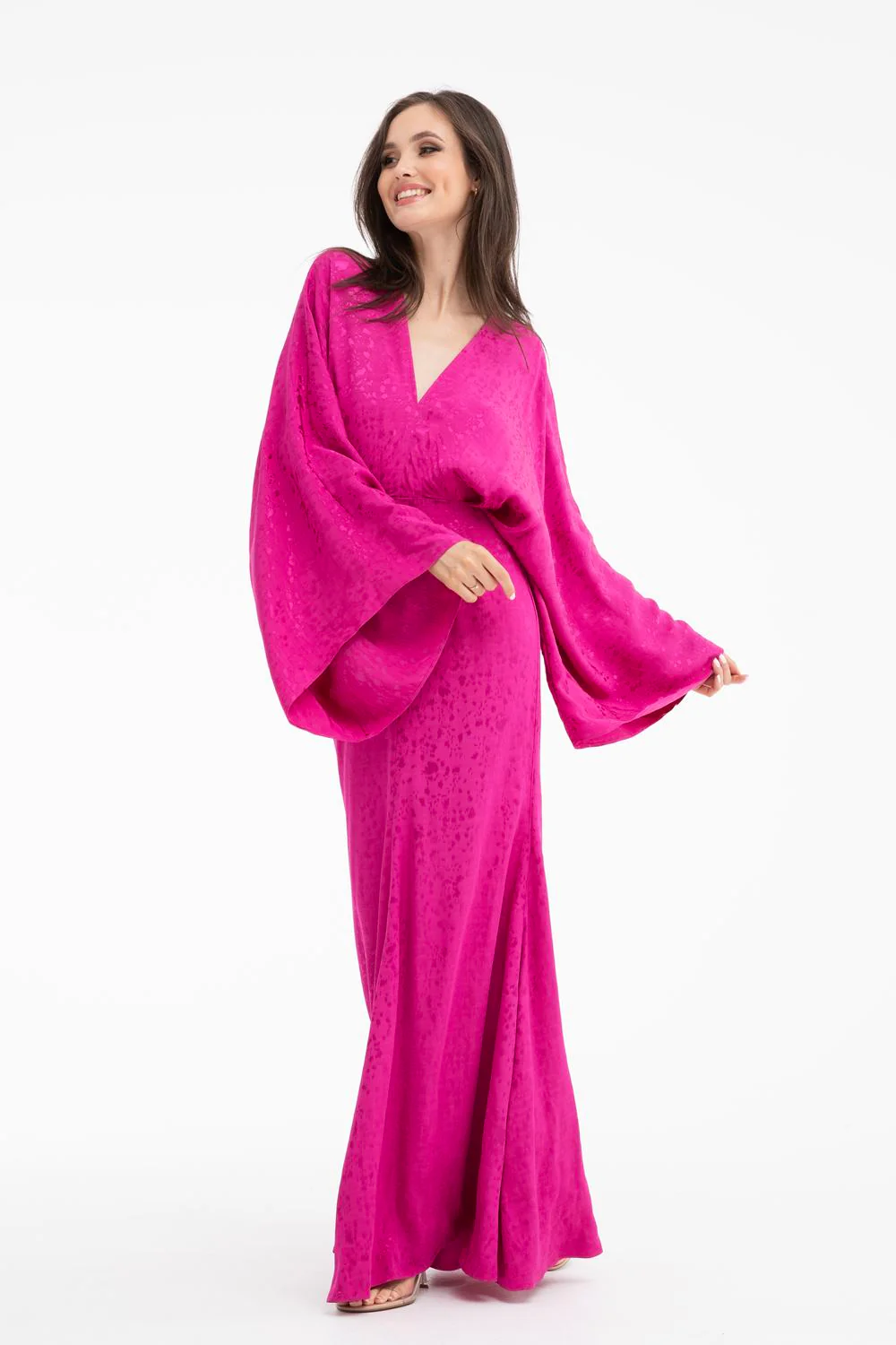 Sukienka maxi Blooming Fuchsia - Image 14