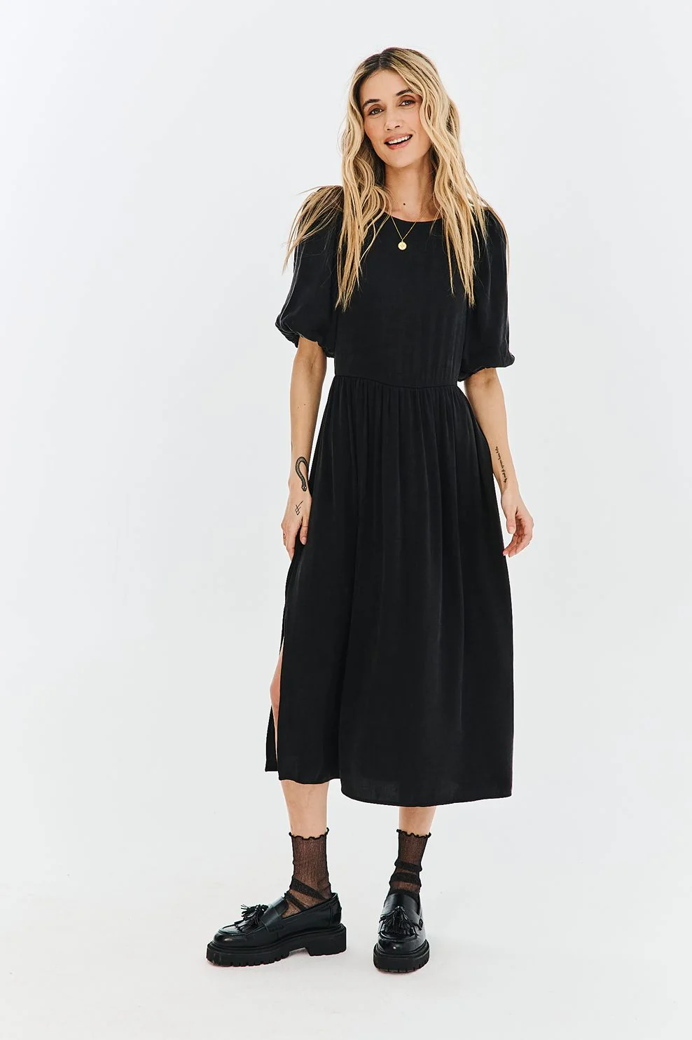 Sukienka midi Black Orchid - Image 4
