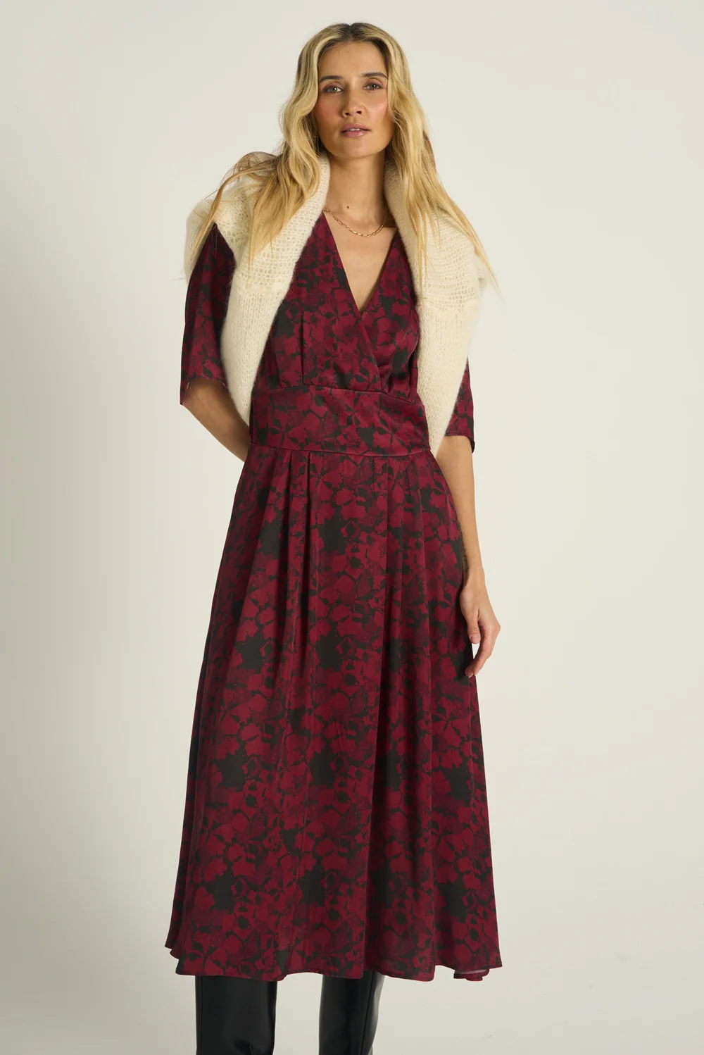 Sukienka midi Cranberry Spark - Image 6