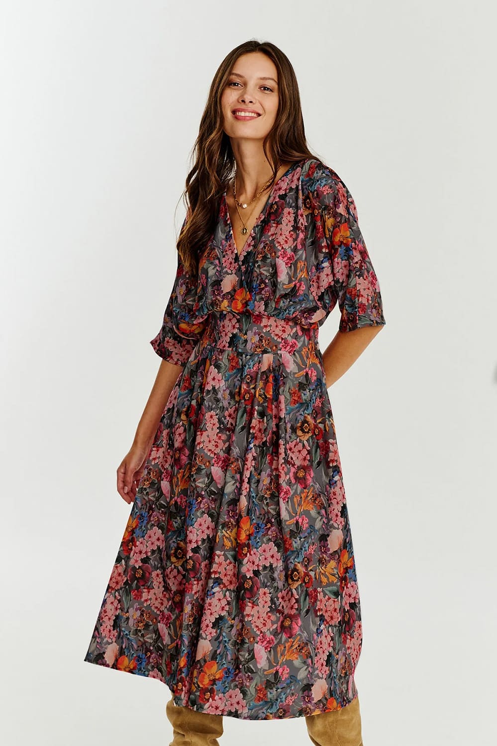 Sukienka midi Floral Sweetness - Image 3