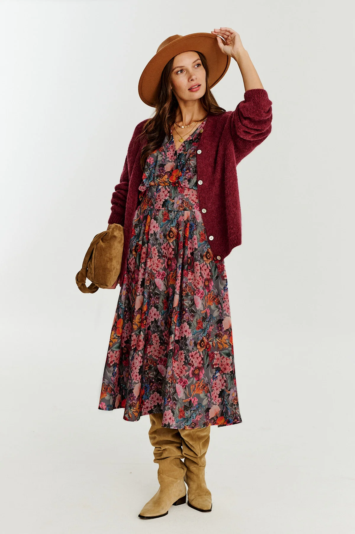 Sukienka midi Floral Sweetness - Image 4