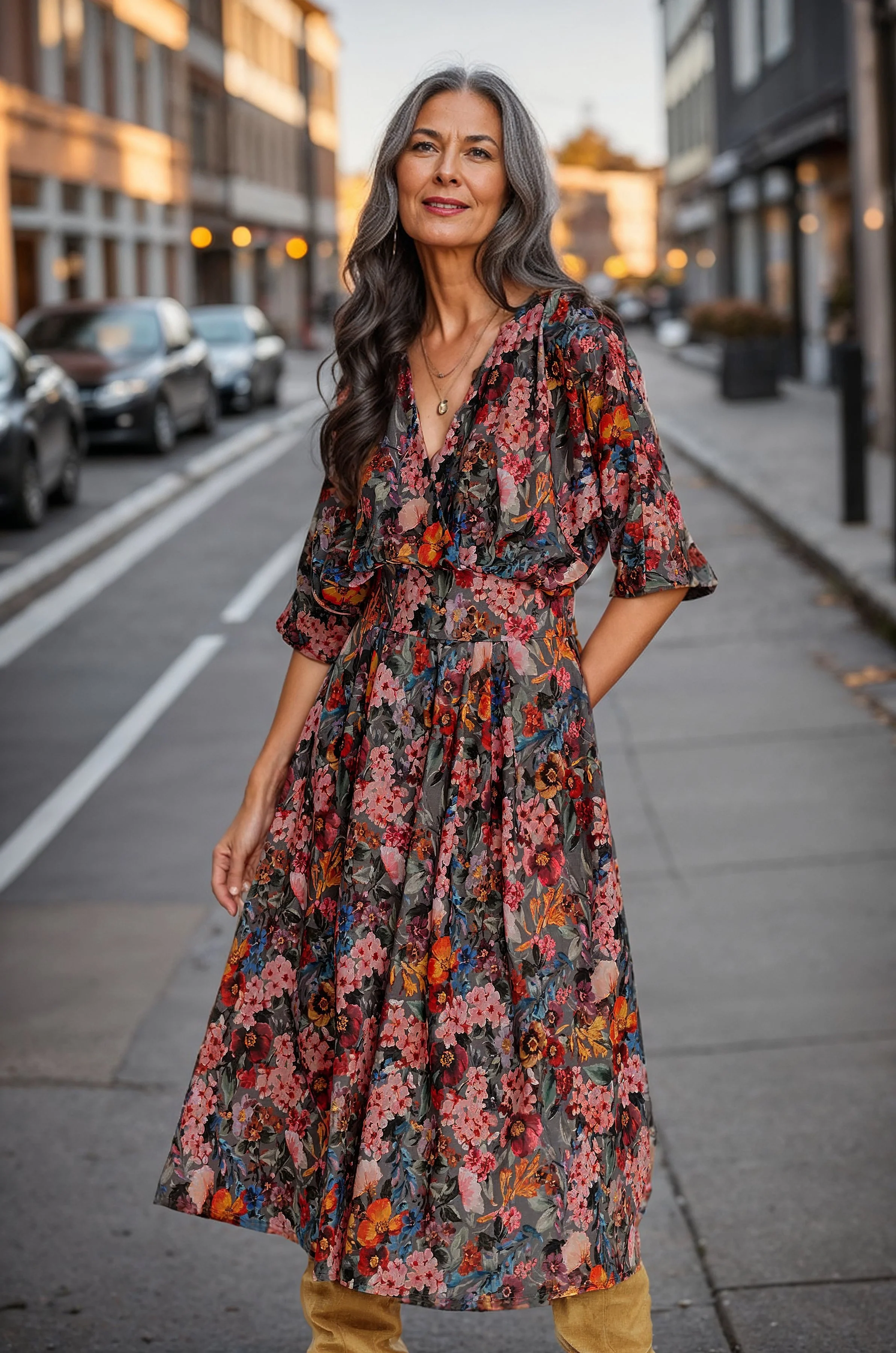 Sukienka midi Floral Sweetness - Image 7