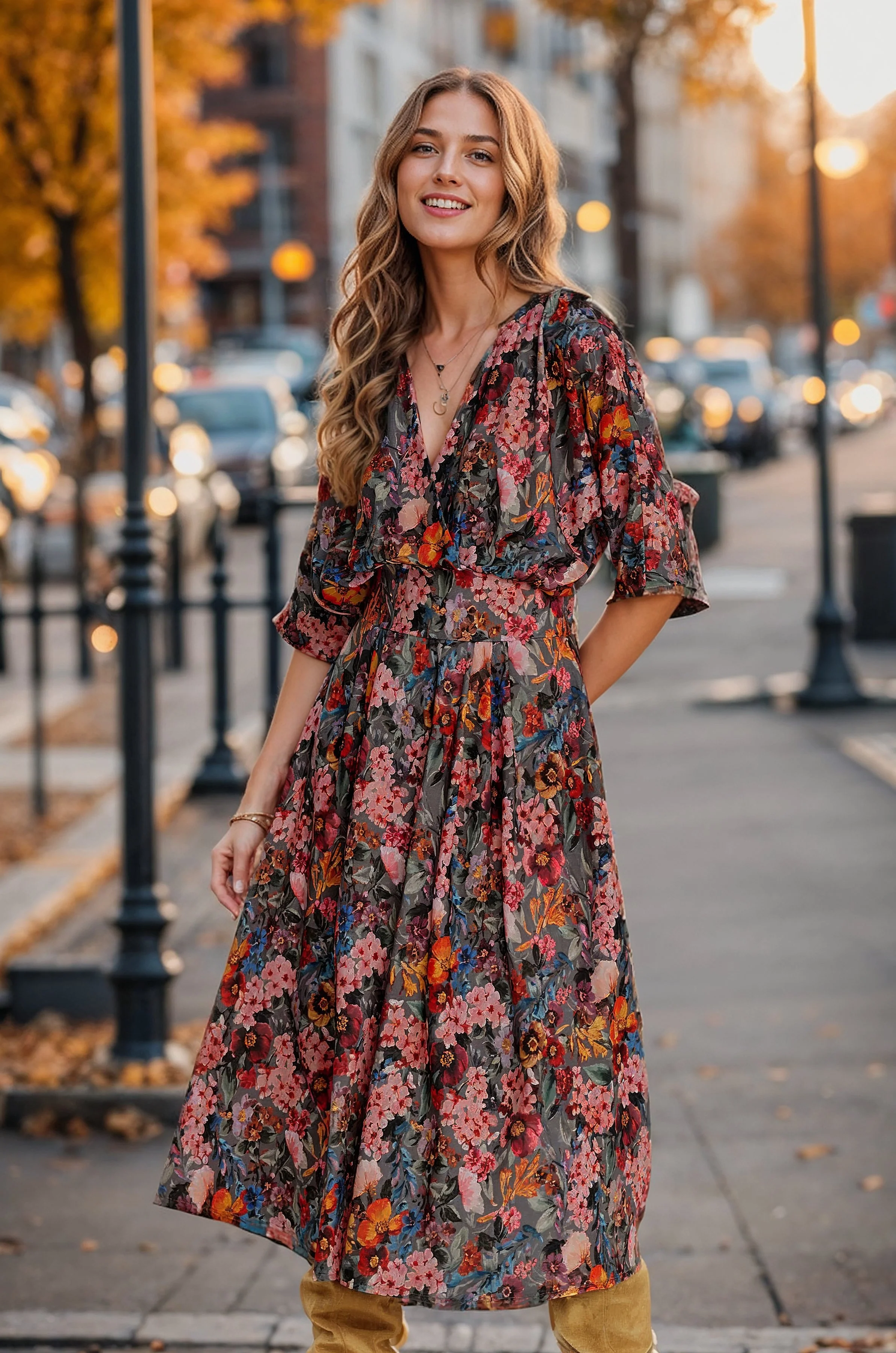 Sukienka midi Floral Sweetness - Image 9