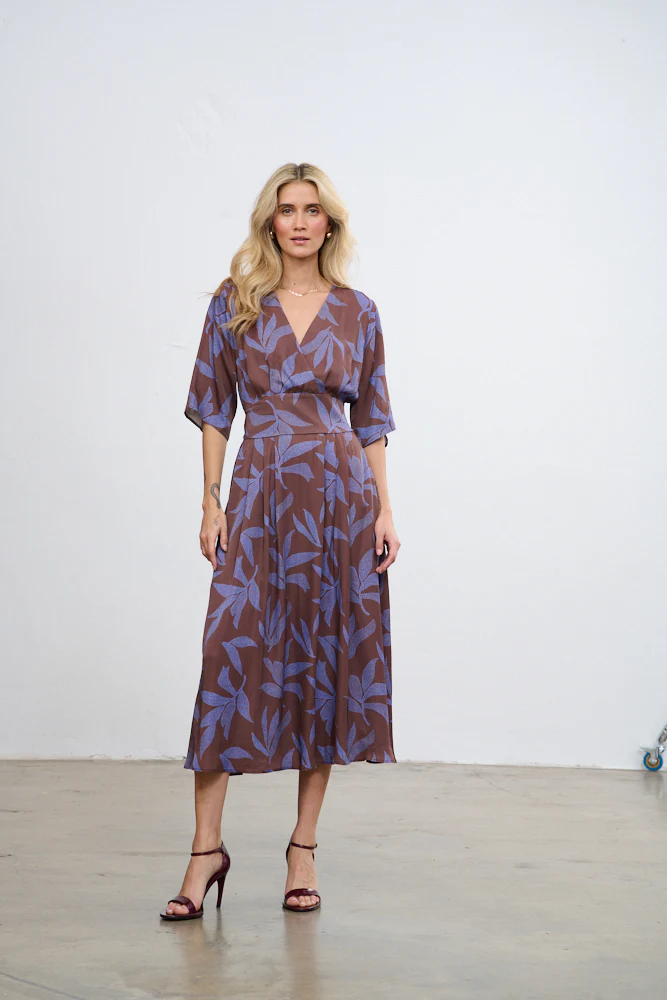 Sukienka midi Lavender Wine - Image 13