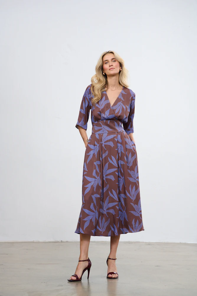 Sukienka midi Lavender Wine - Image 14