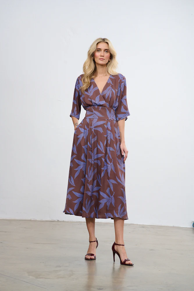 Sukienka midi Lavender Wine - Image 15