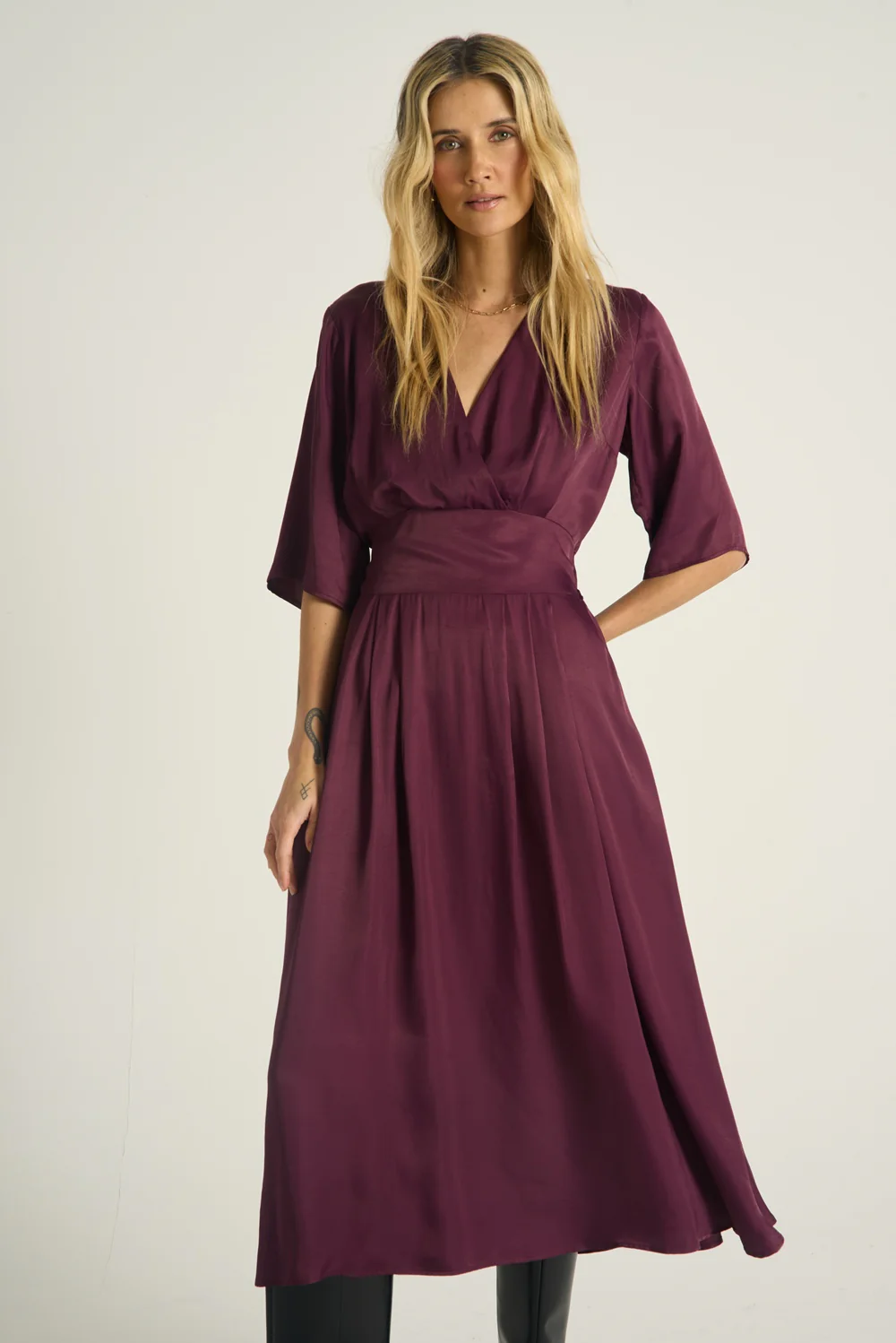 Sukienka midi Plum Affair - Image 10