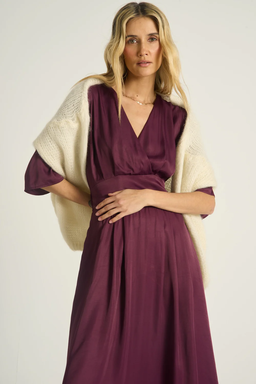 Sukienka midi Plum Affair - Image 11