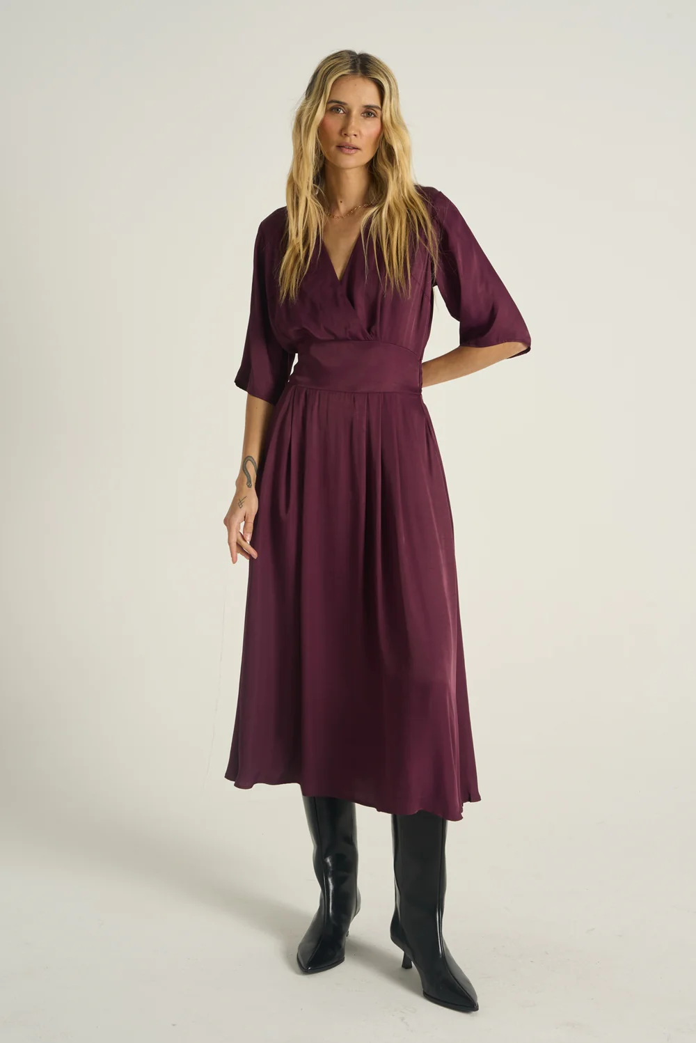 Sukienka midi Plum Affair - Image 14