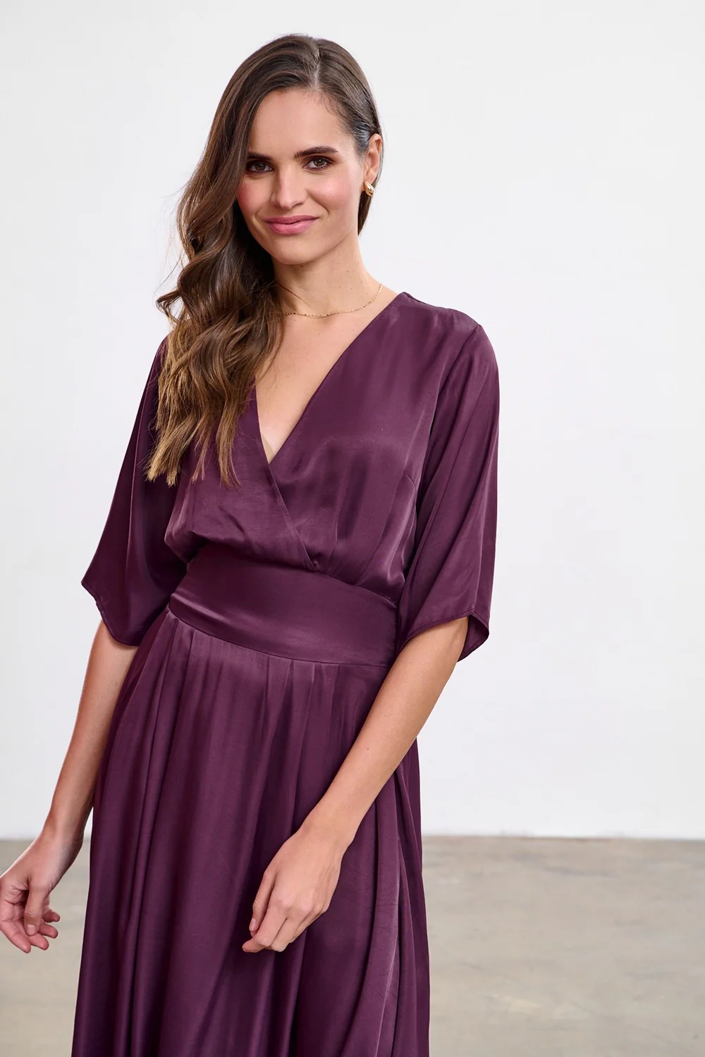 Sukienka midi Plum Affair - Image 5