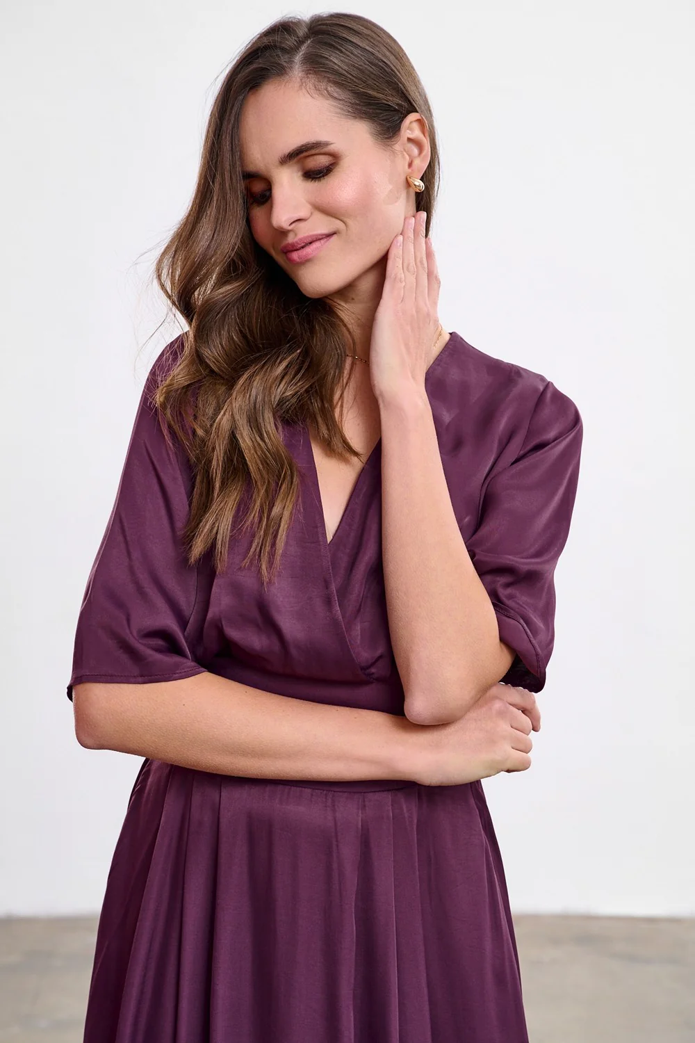 Sukienka midi Plum Affair - Image 8