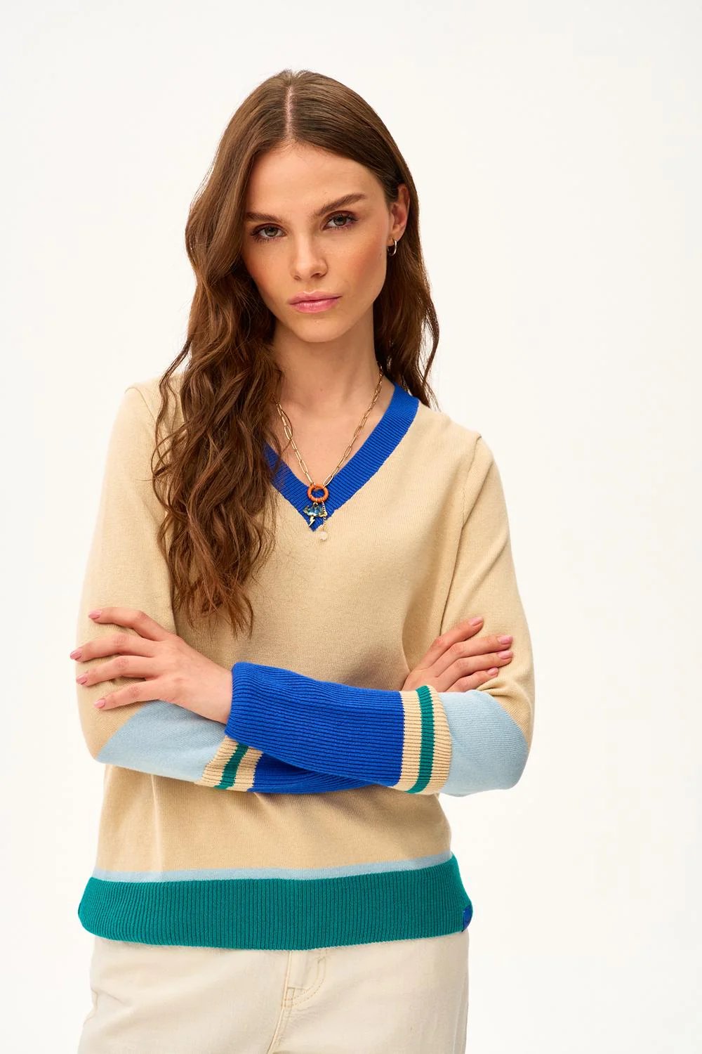 Sweter bawełniany Fresh Direction - Image 3
