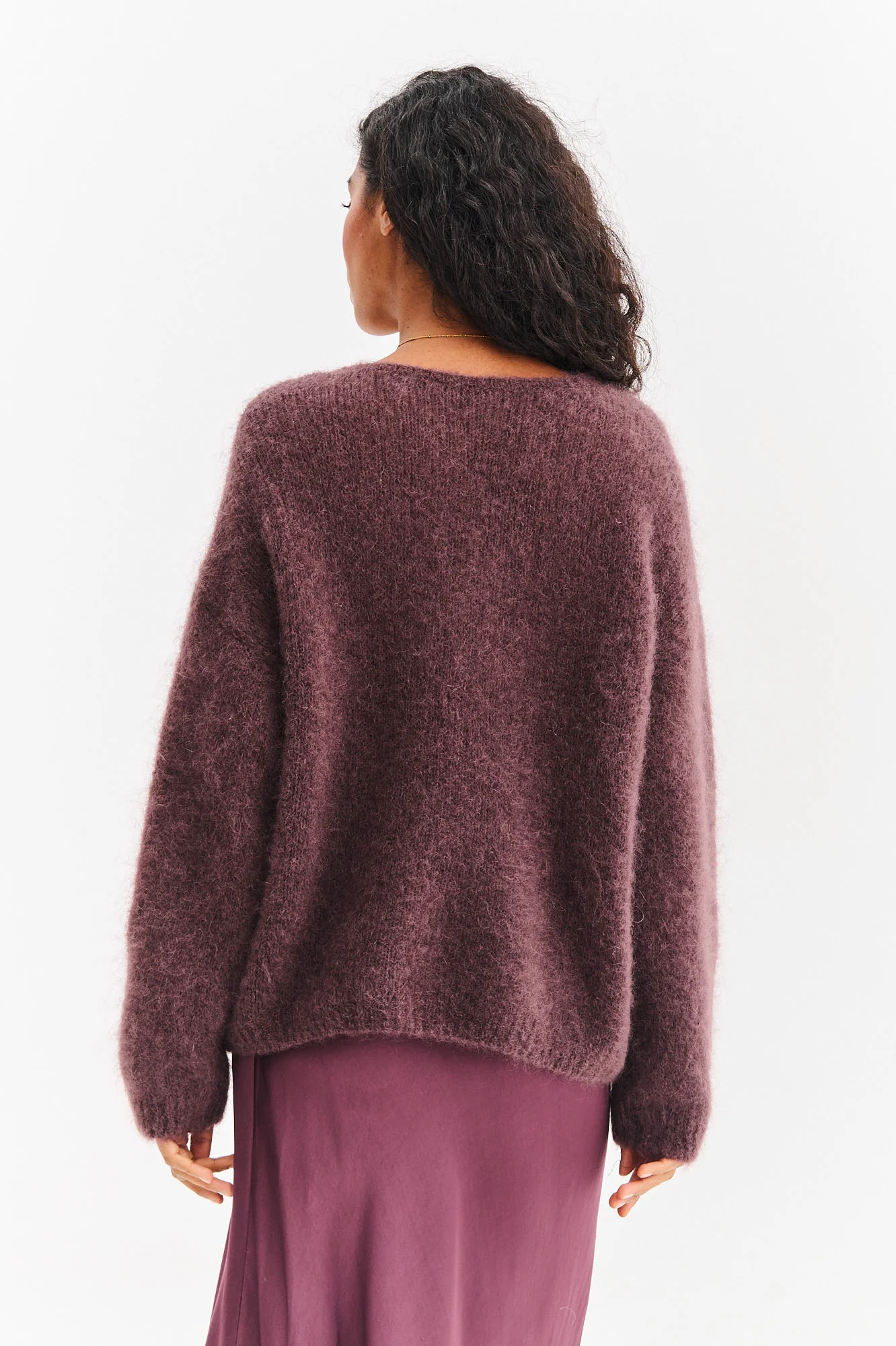 Sweter moherowy Brown Mirage - Image 23