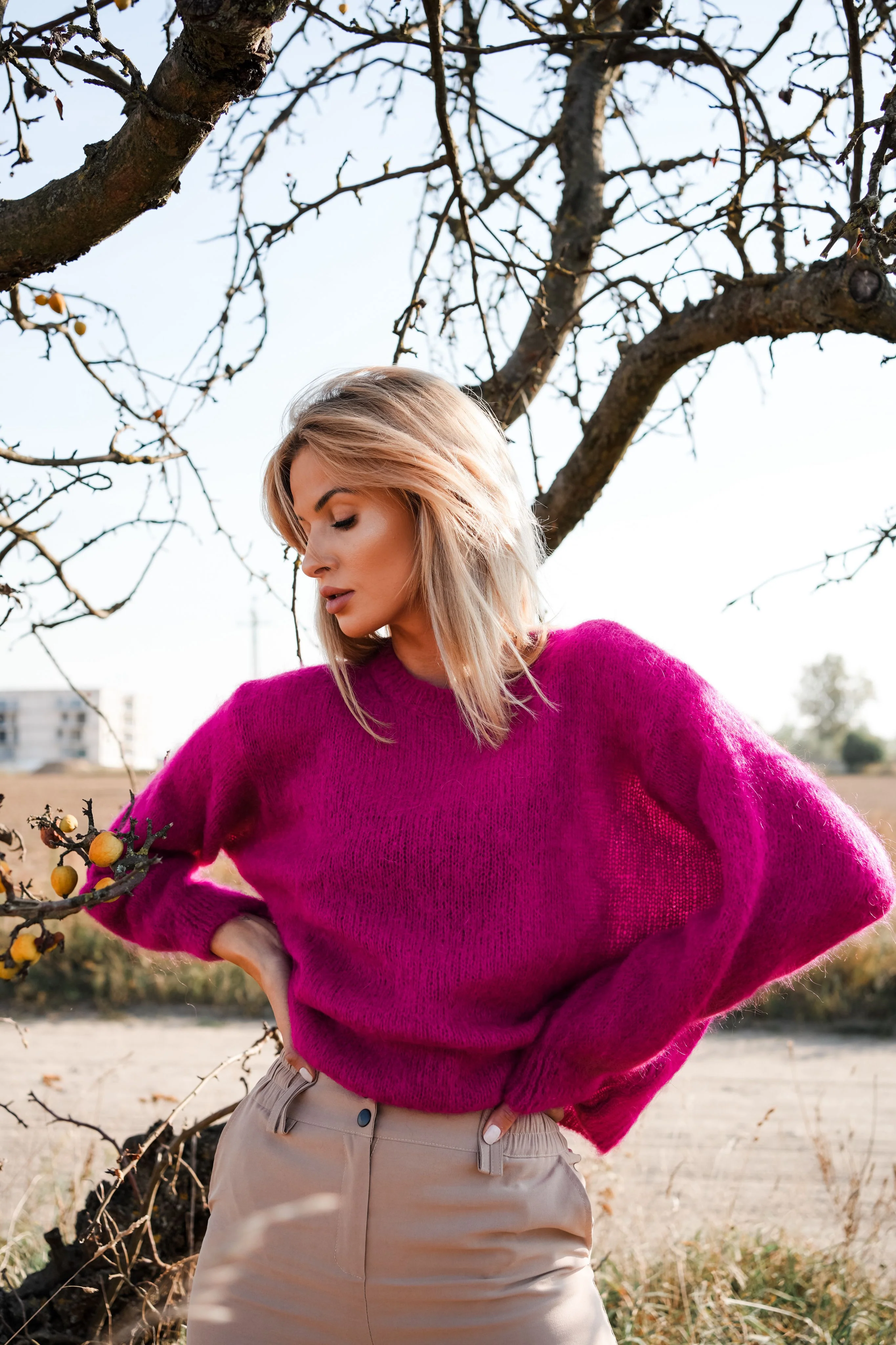 Sweter moherowy Sugar Plum - Image 13