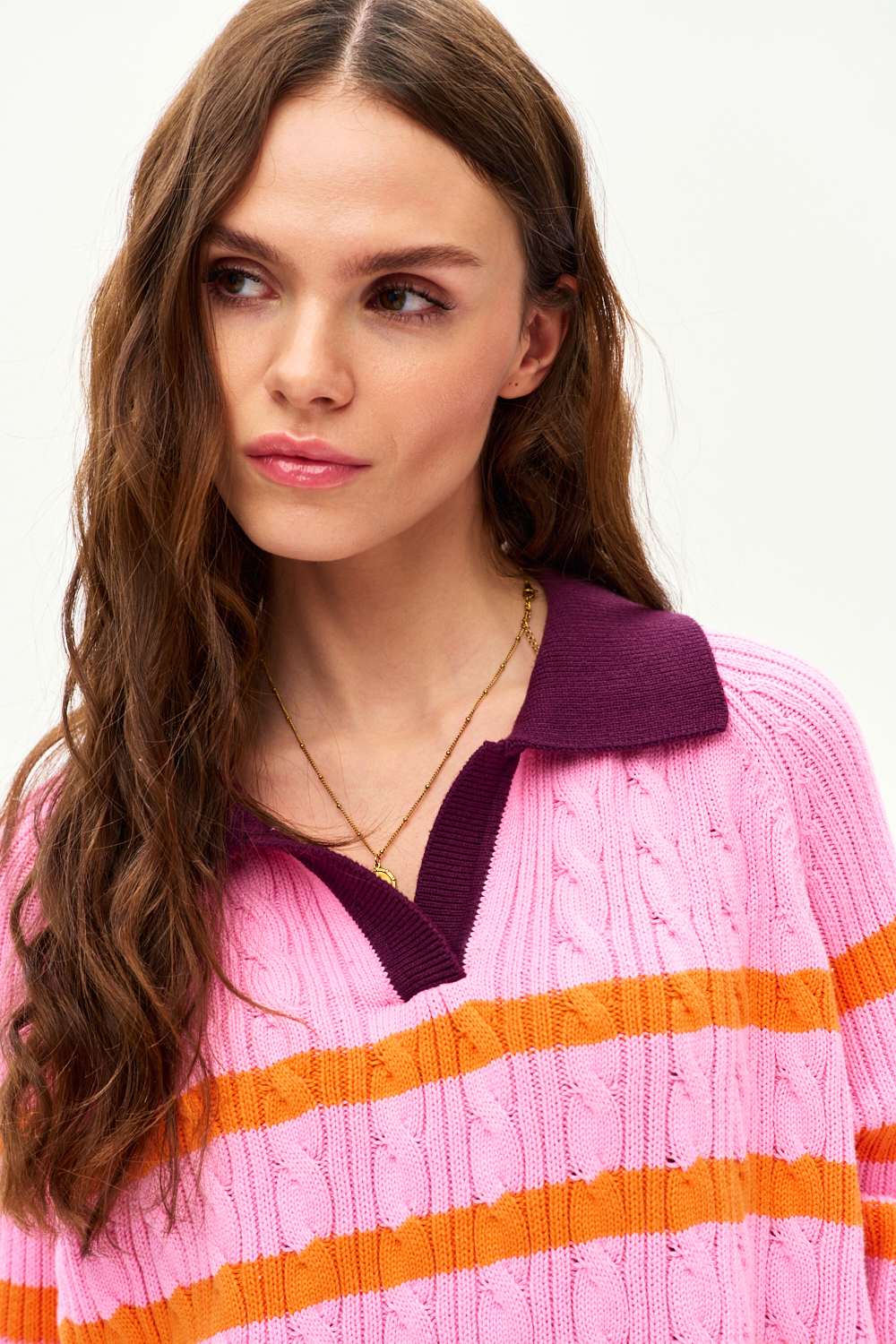 Sweter polo Pink Cloud - Image 14