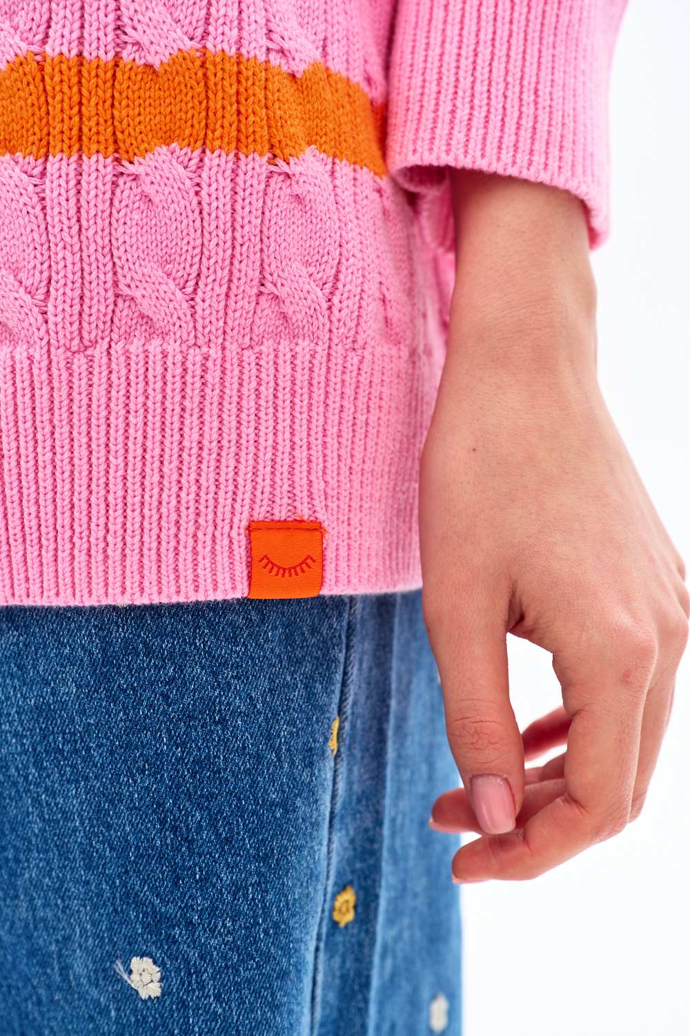 Sweter polo Pink Cloud - Image 5