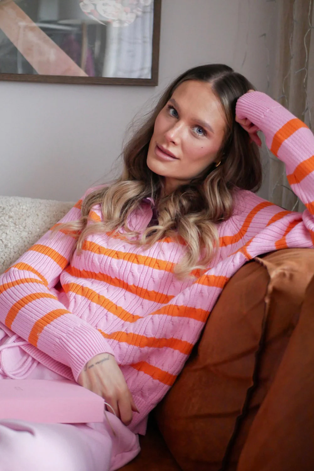 Sweter polo Pink Cloud - Image 6