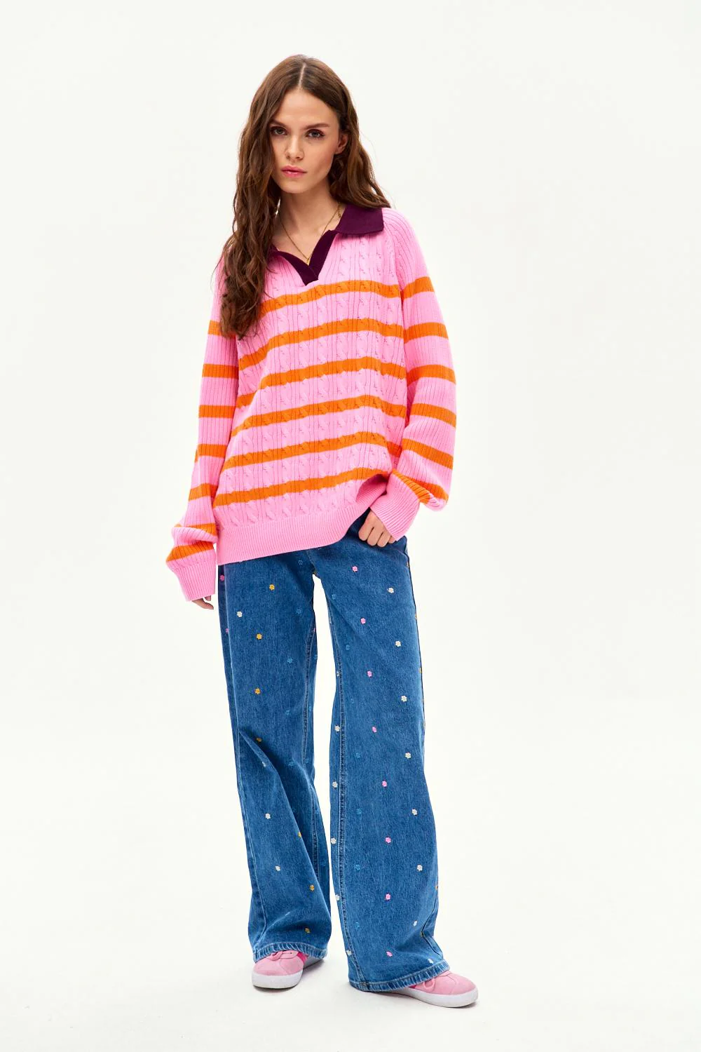 Sweter polo Pink Cloud - Image 7
