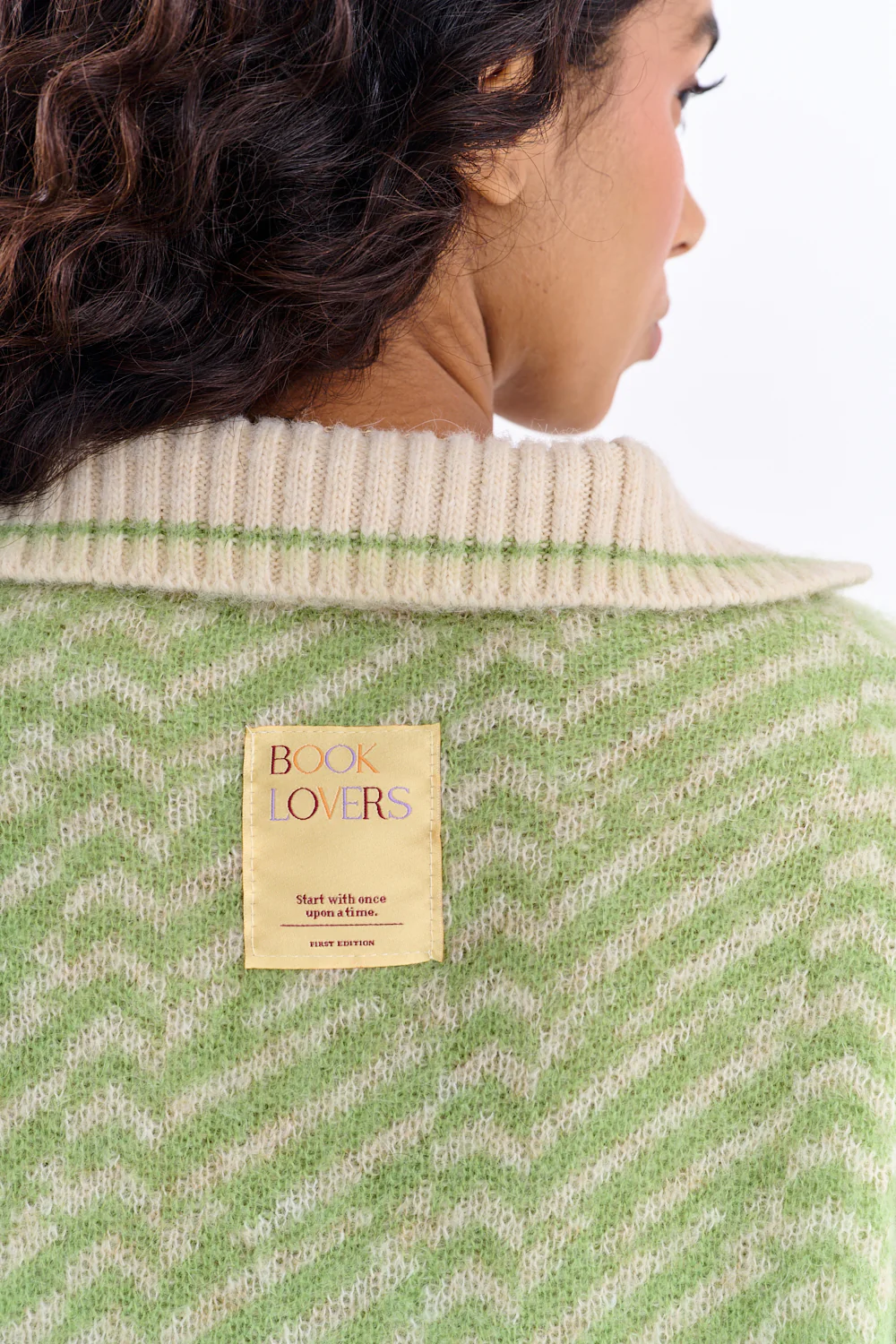 Sweter polo z moherem Almost Silence - Image 5