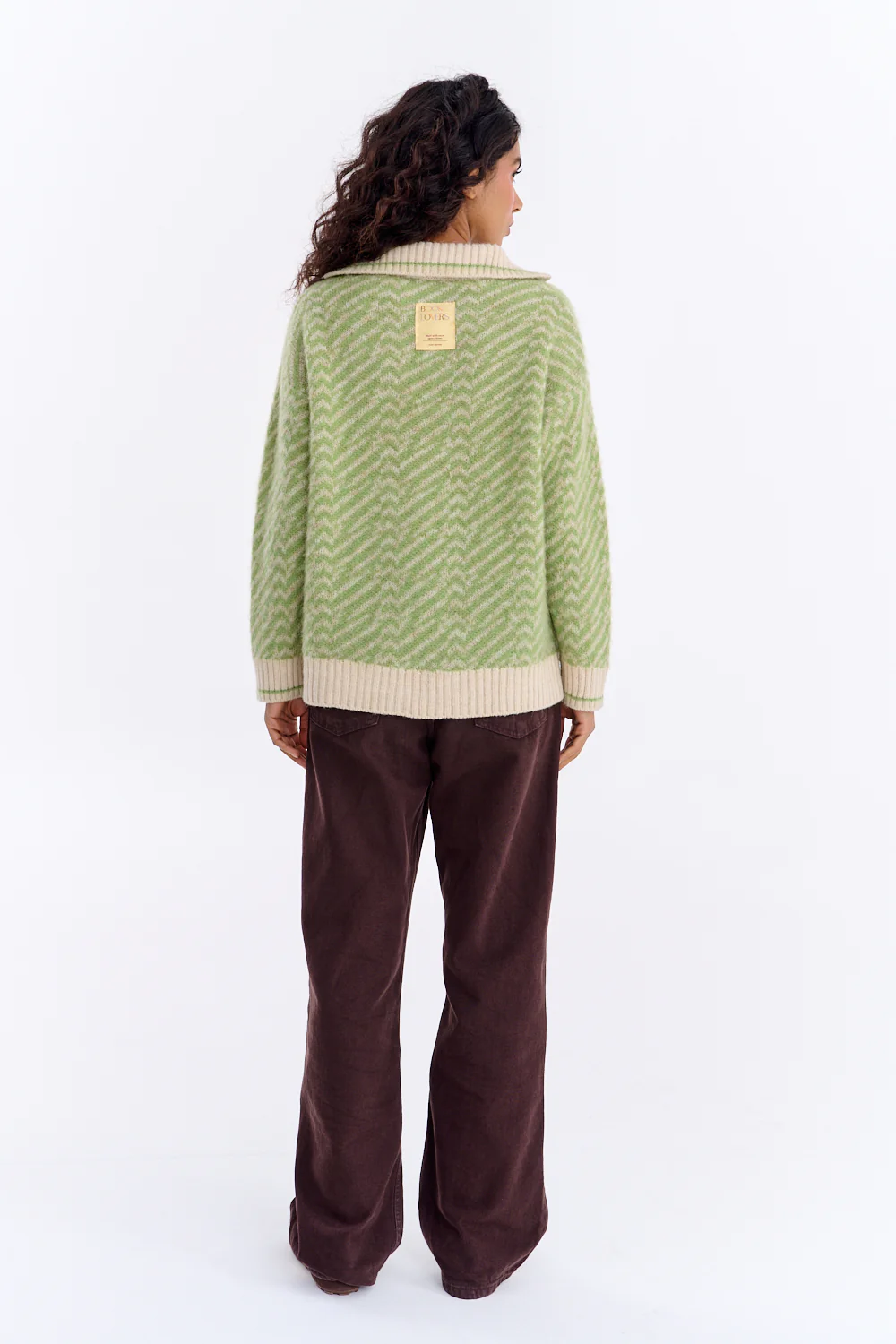 Sweter polo z moherem Almost Silence - Image 6
