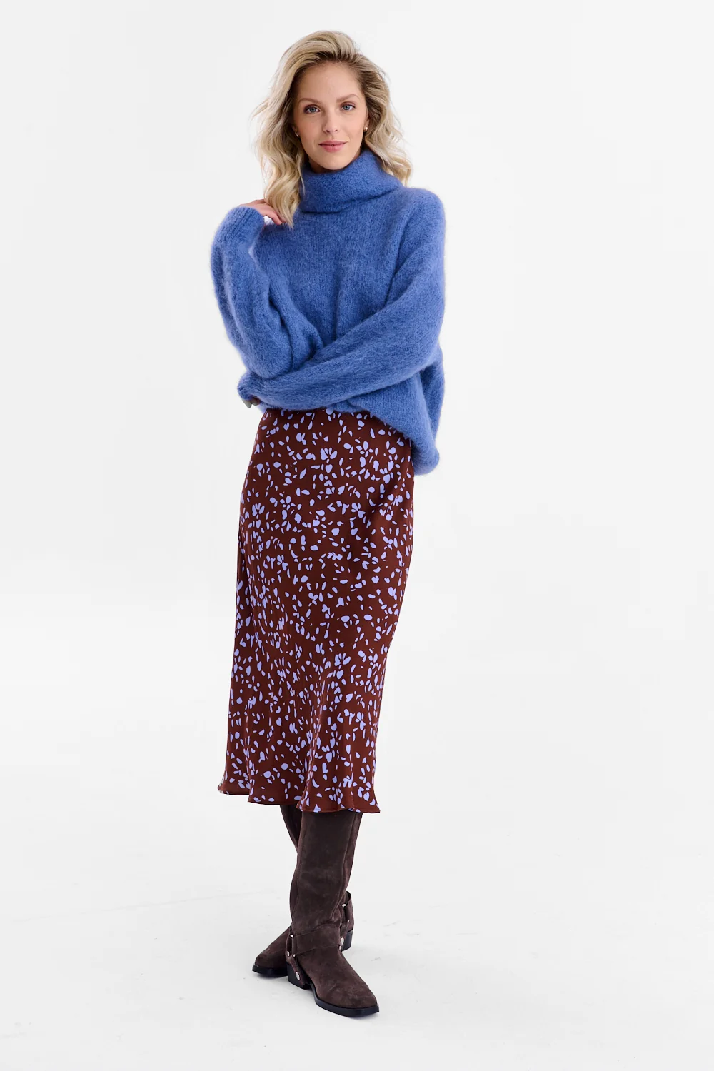 Sweter z golfem Clouded Light - Image 13
