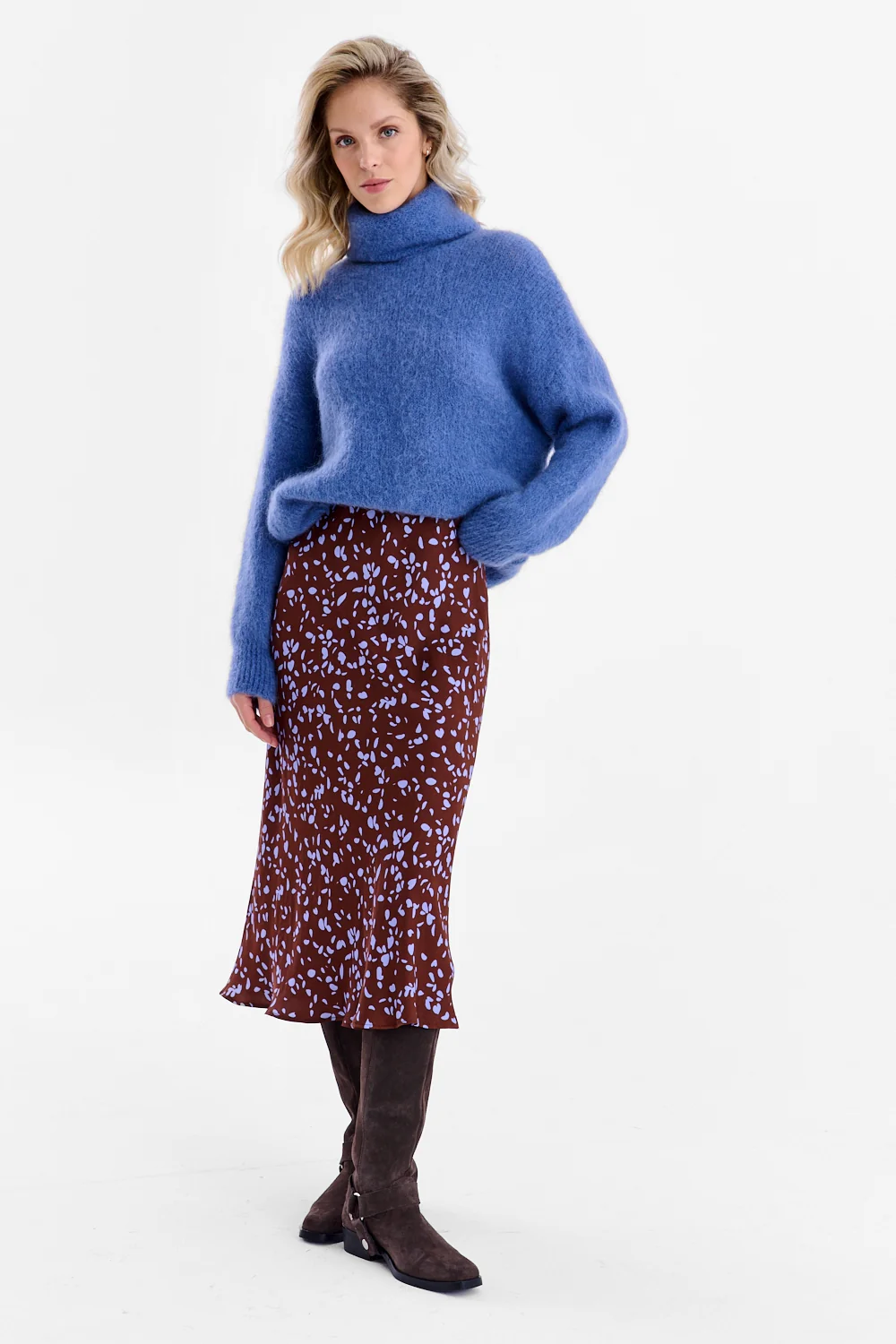 Sweter z golfem Clouded Light - Image 21