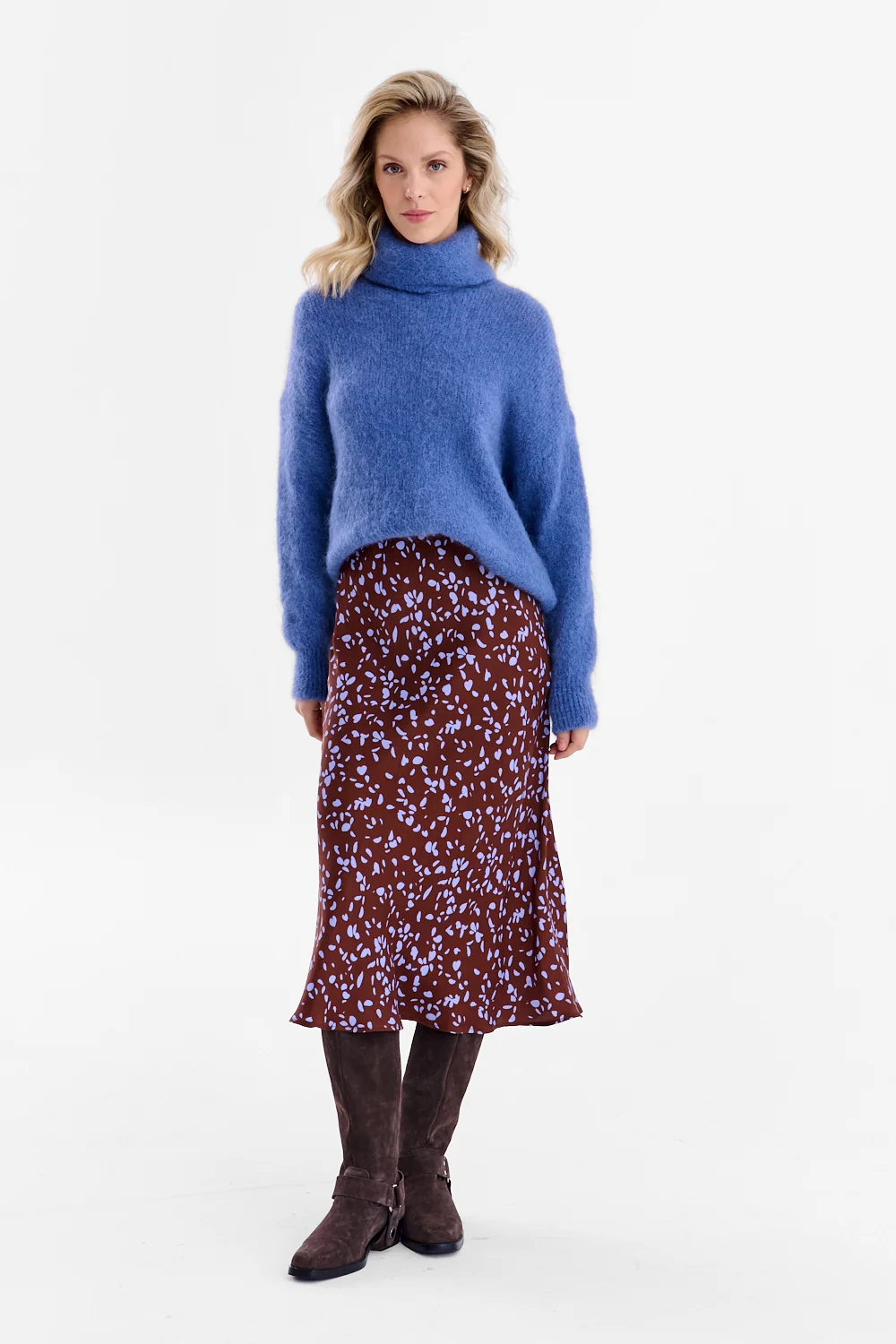 Sweter z golfem Clouded Light - Image 26