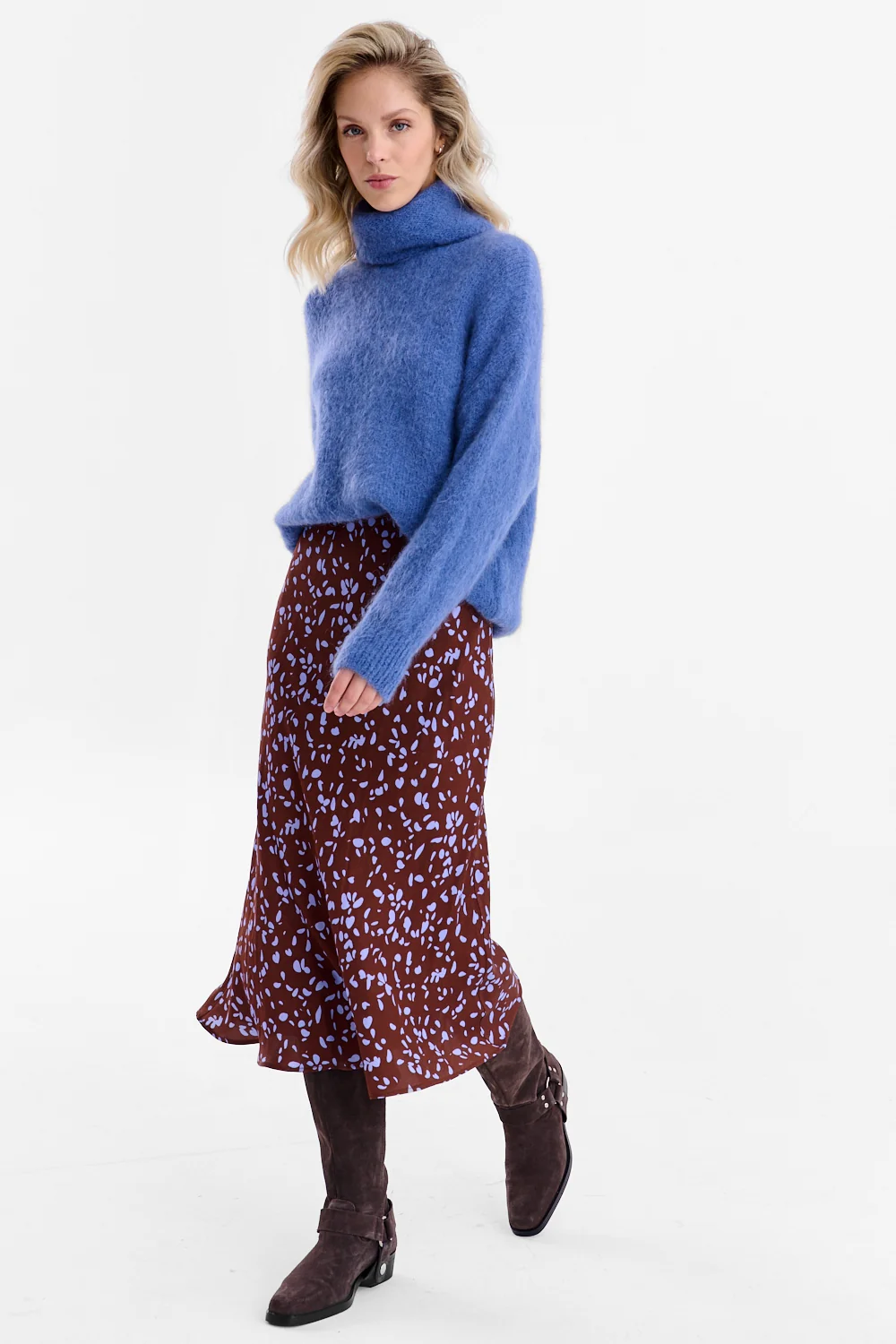 Sweter z golfem Clouded Light - Image 30